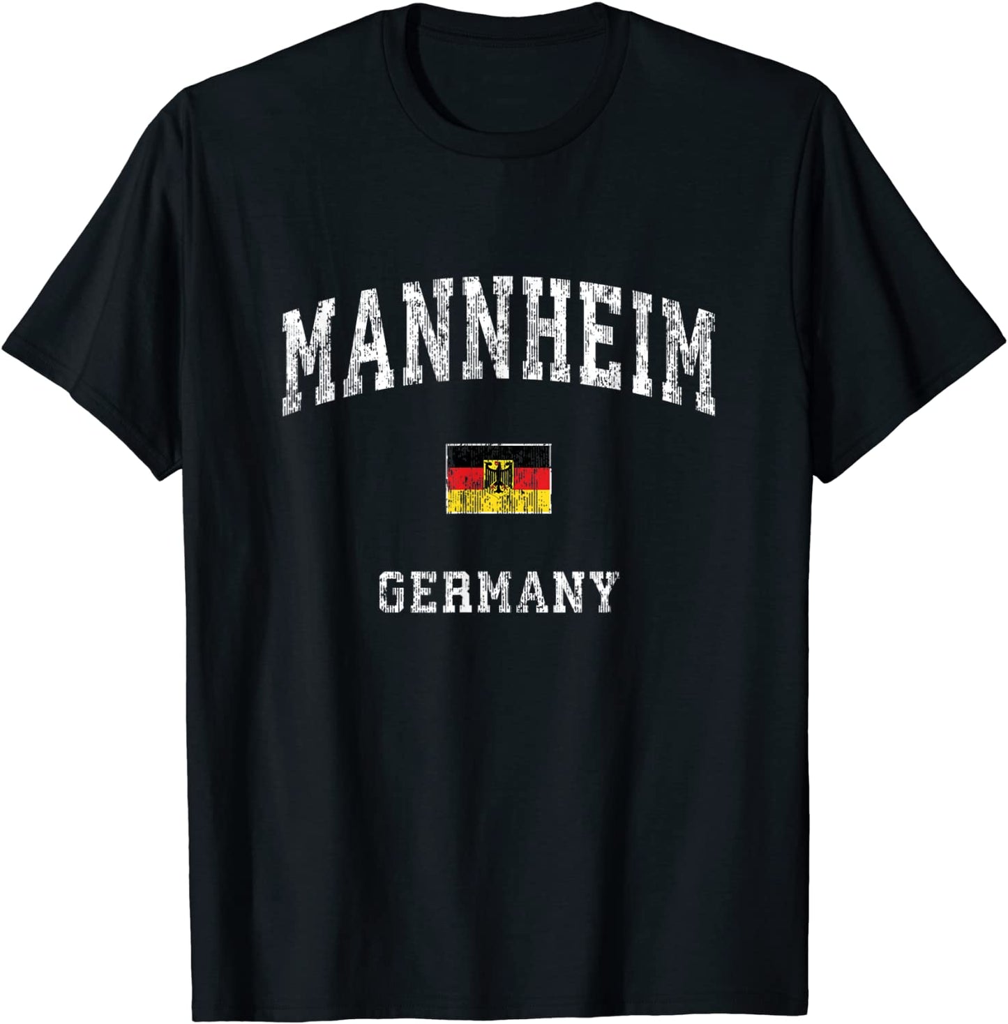 Mannheim Germany Vintage Athletic Sports Design T-Shirt