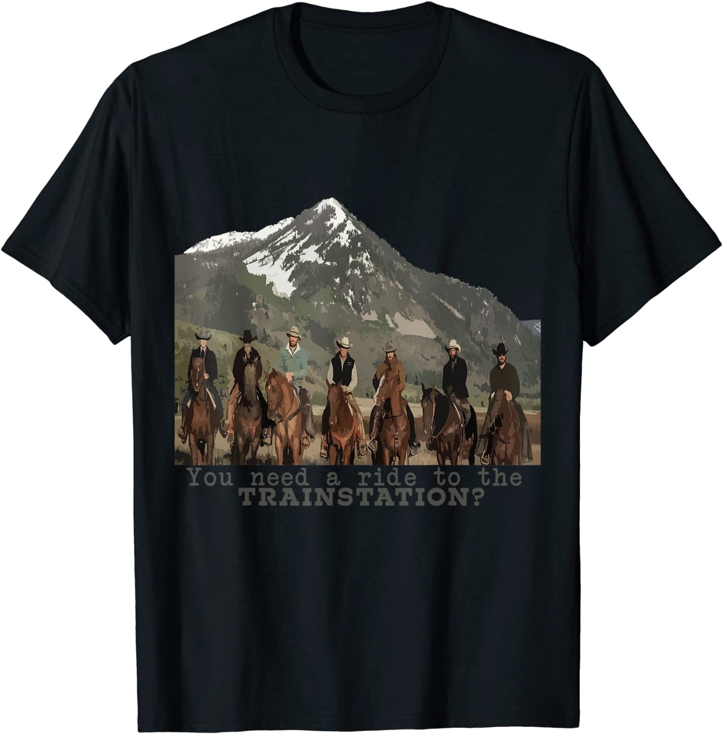 Yellowstone Train Station T-Shirt