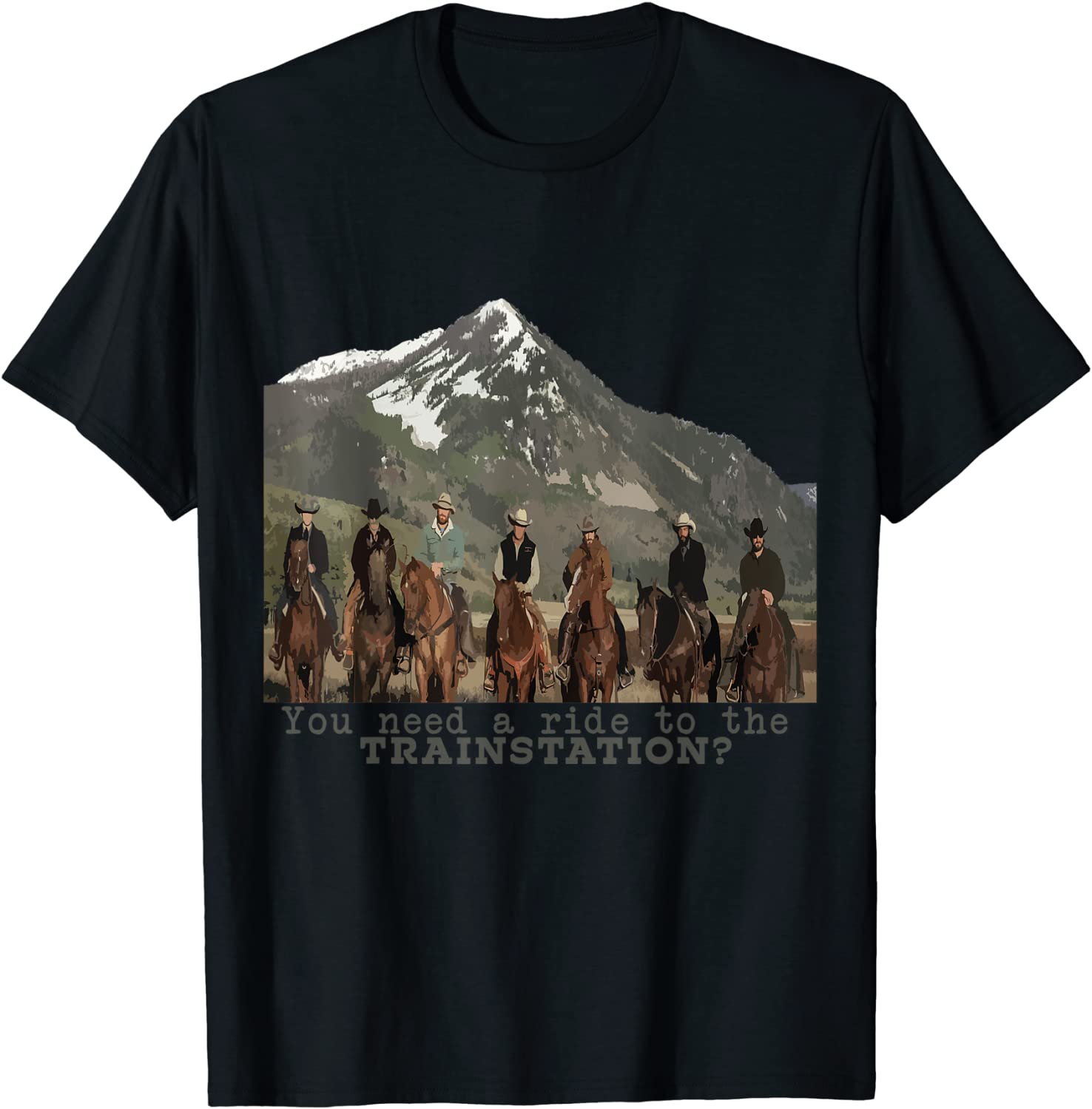 Yellowstone Train Station T-Shirt