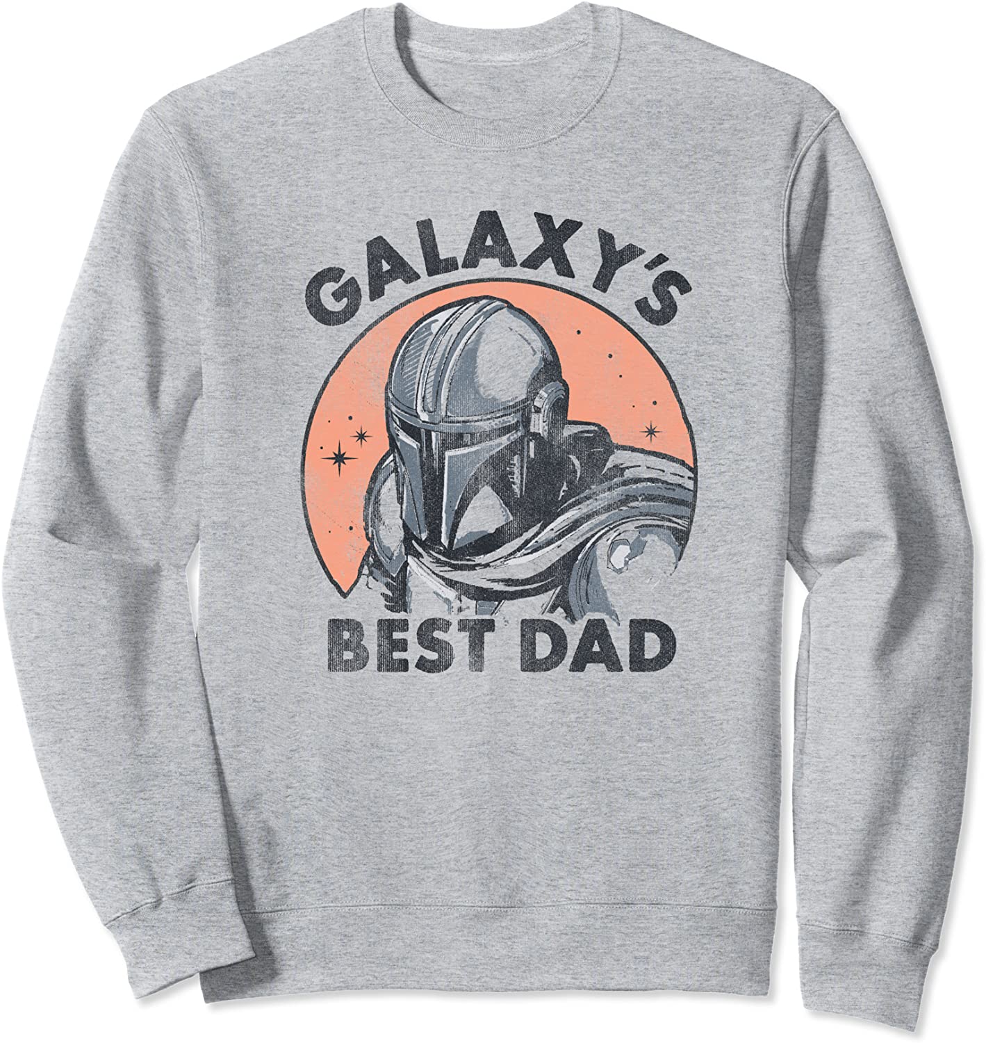 Star Wars The Mandalorian Fathers Day Sparkle Outline Sweatshirt