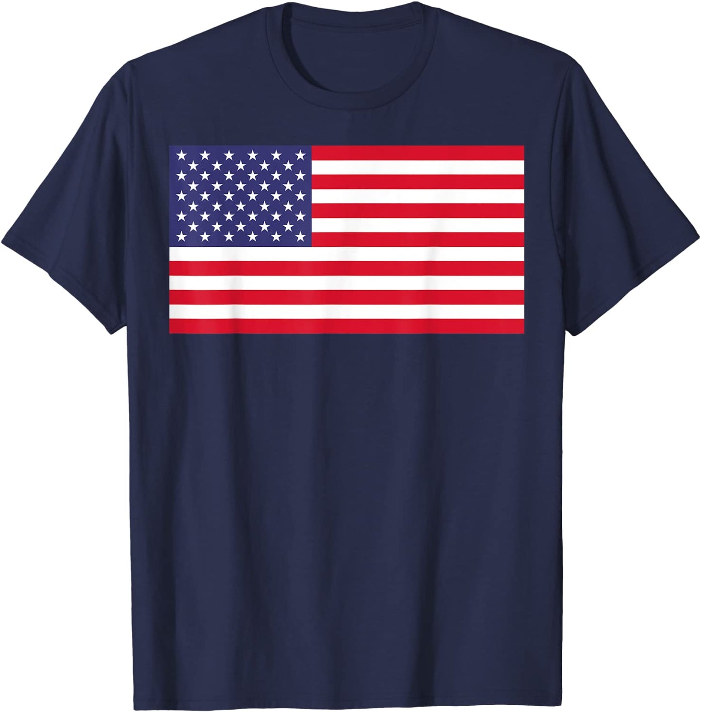 American Flag T Shirt USA Patriotic For US Men Women Kids T-Shirt