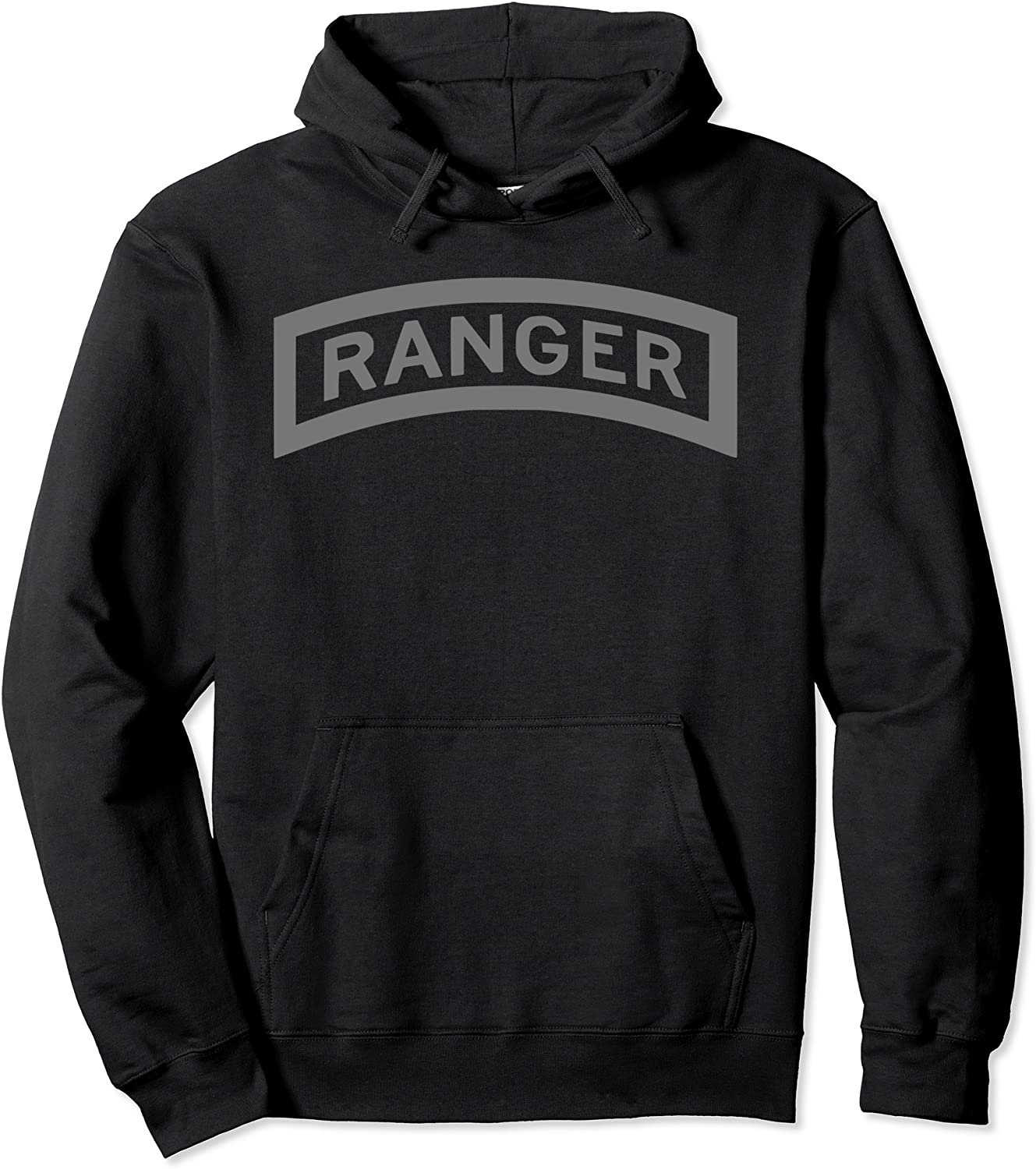 Army Ranger Tab Grey Pullover Hoodie