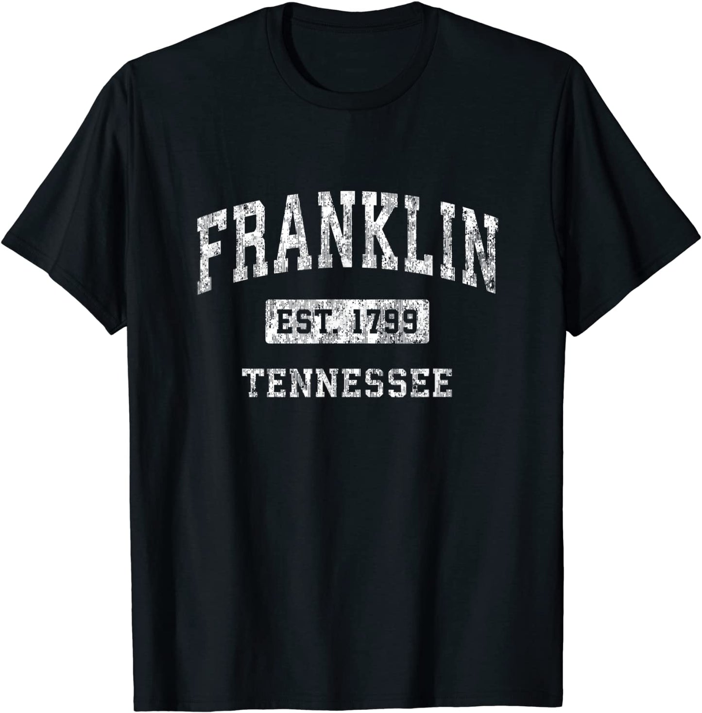 Franklin Tennessee TN Vintage Established Sports Design T-Shirt