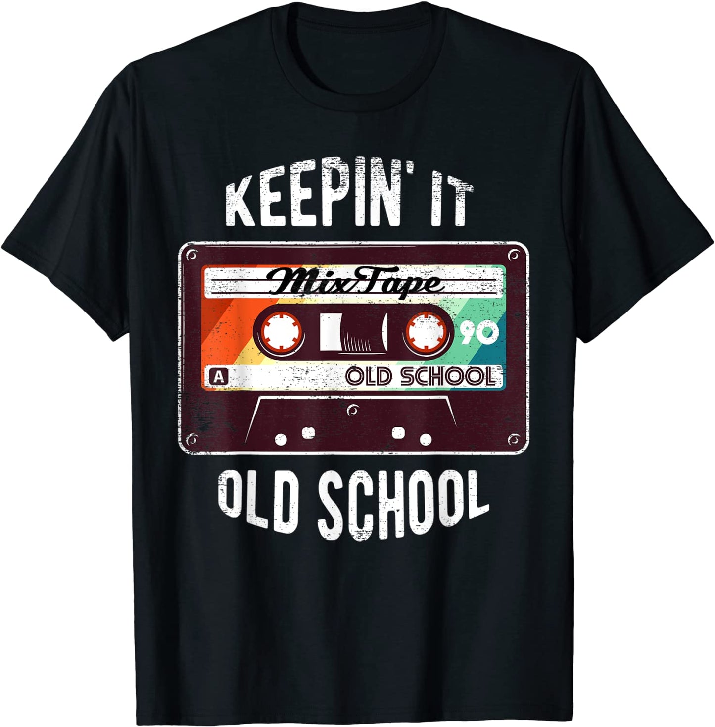 Old School Hip Hop 80s 90s Mixtape Graphic T Shirt