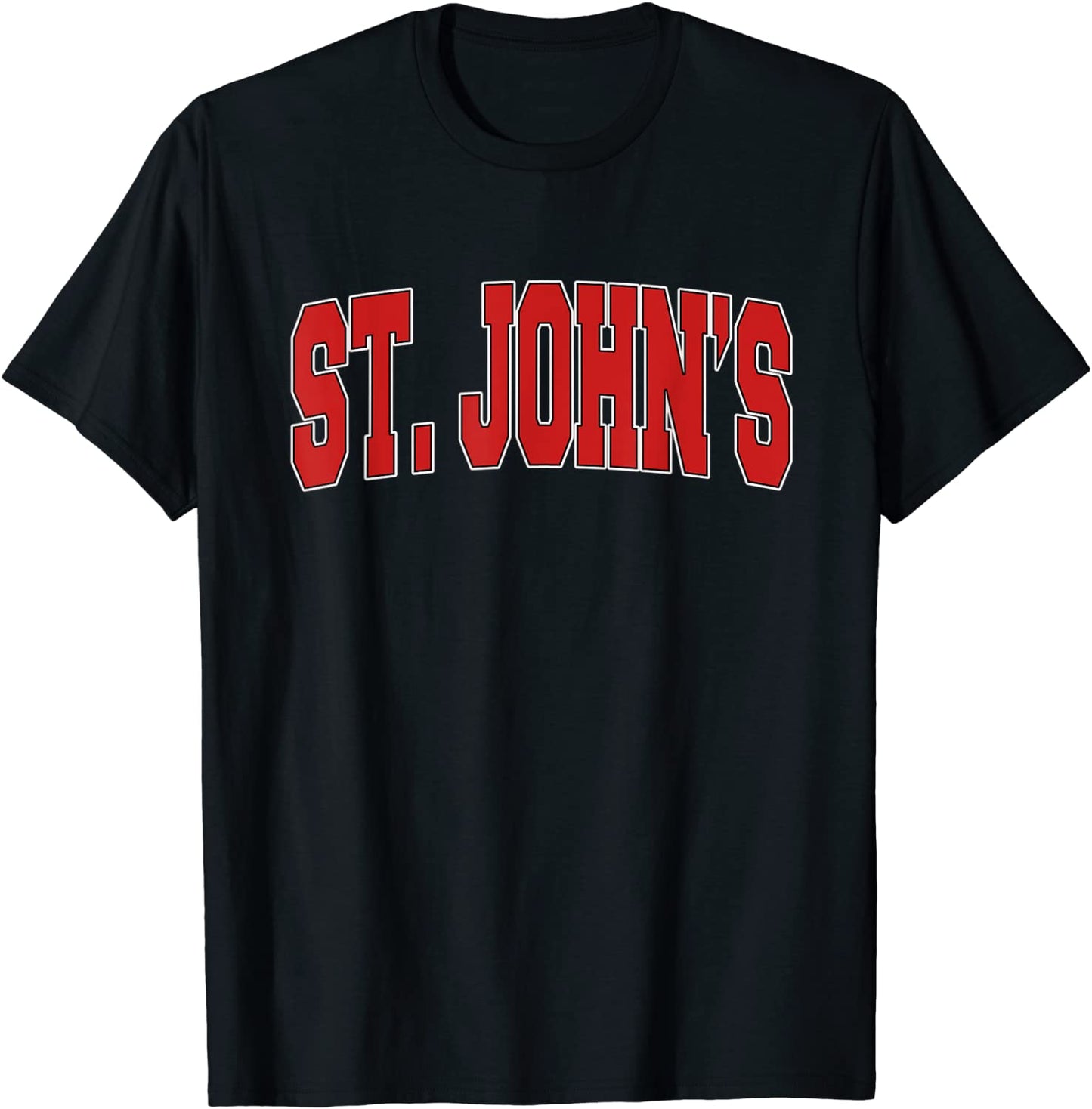 ST JOHN S CANADA Varsity Style Vintage Retro Canadian Sports T-Shirt