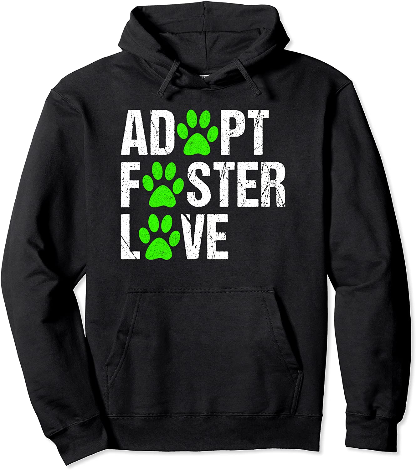 Dog Adoption Rescue Dogs Adopt Cat Shelter Paw Gift Pullover Hoodie