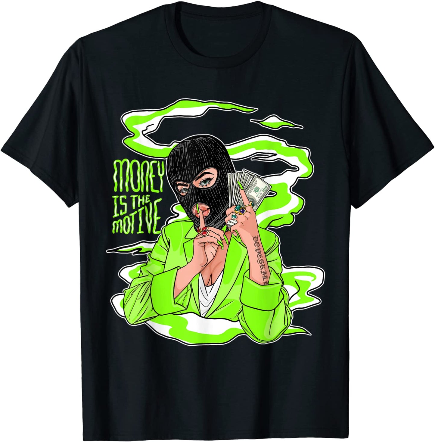MITM Graphic Tee Match Jordan 6 Electric Green T-Shirt
