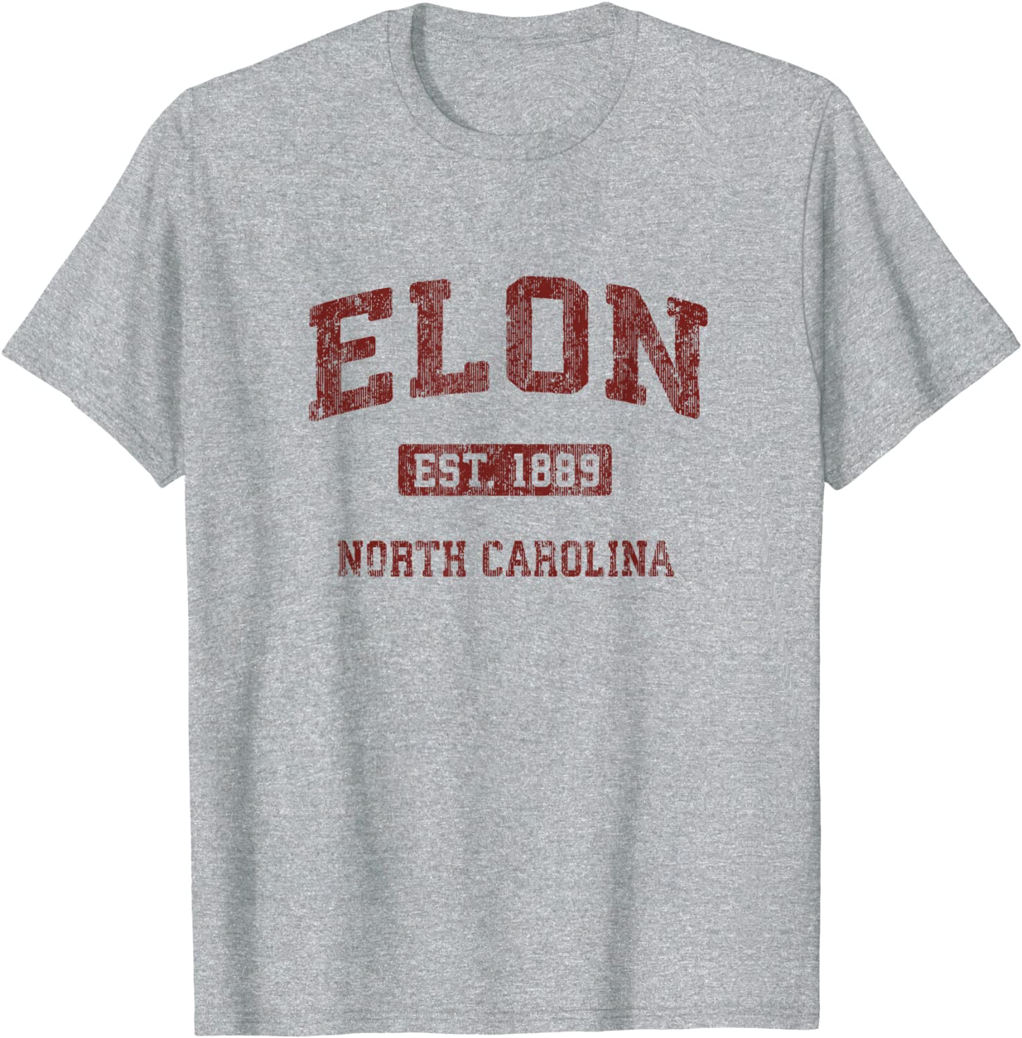 Elon North Carolina NC Vintage Athletic Sports Design T-Shirt