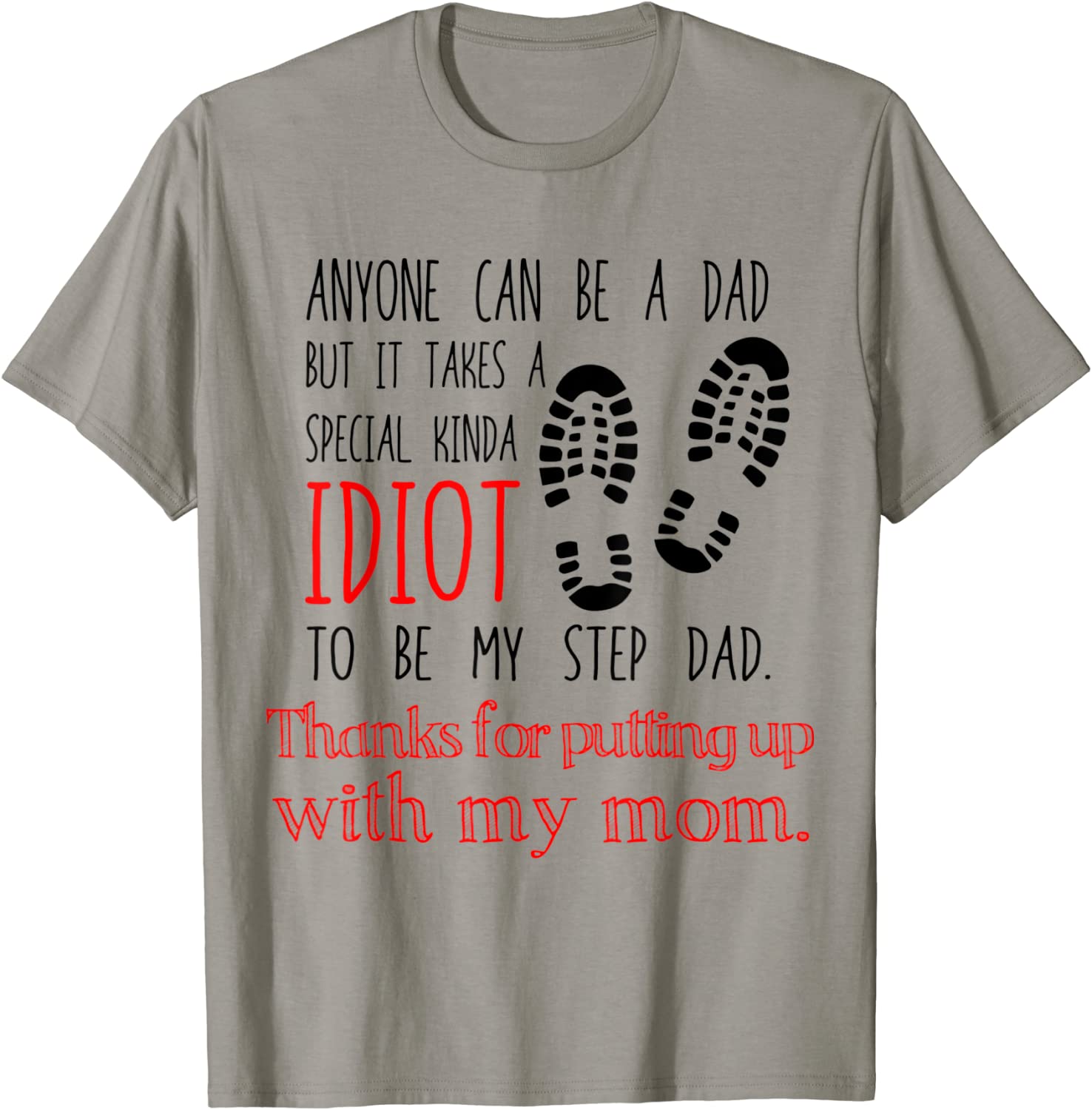 Thank You Stepdad Stepfather Gifts From Daughter Funny T-Shirt