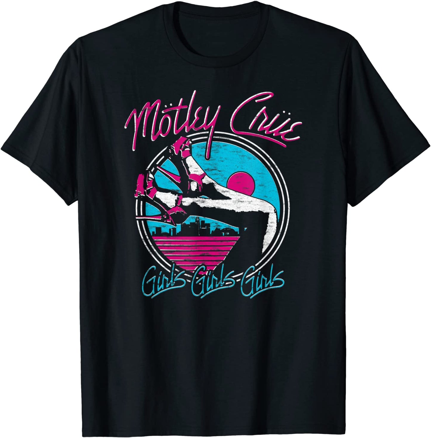 Mtley Cre - Girls Girls Girls Heels T-Shirt