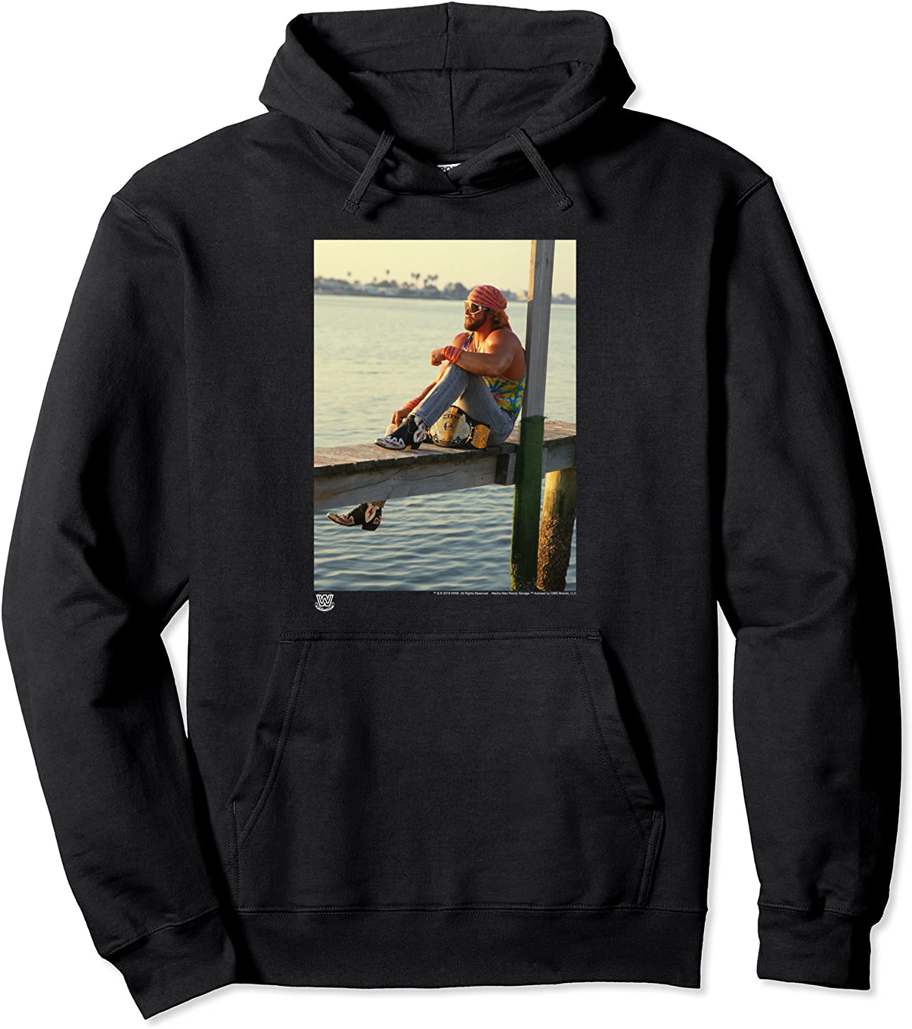 WWE Macho Man Sunset Pullover Hoodie