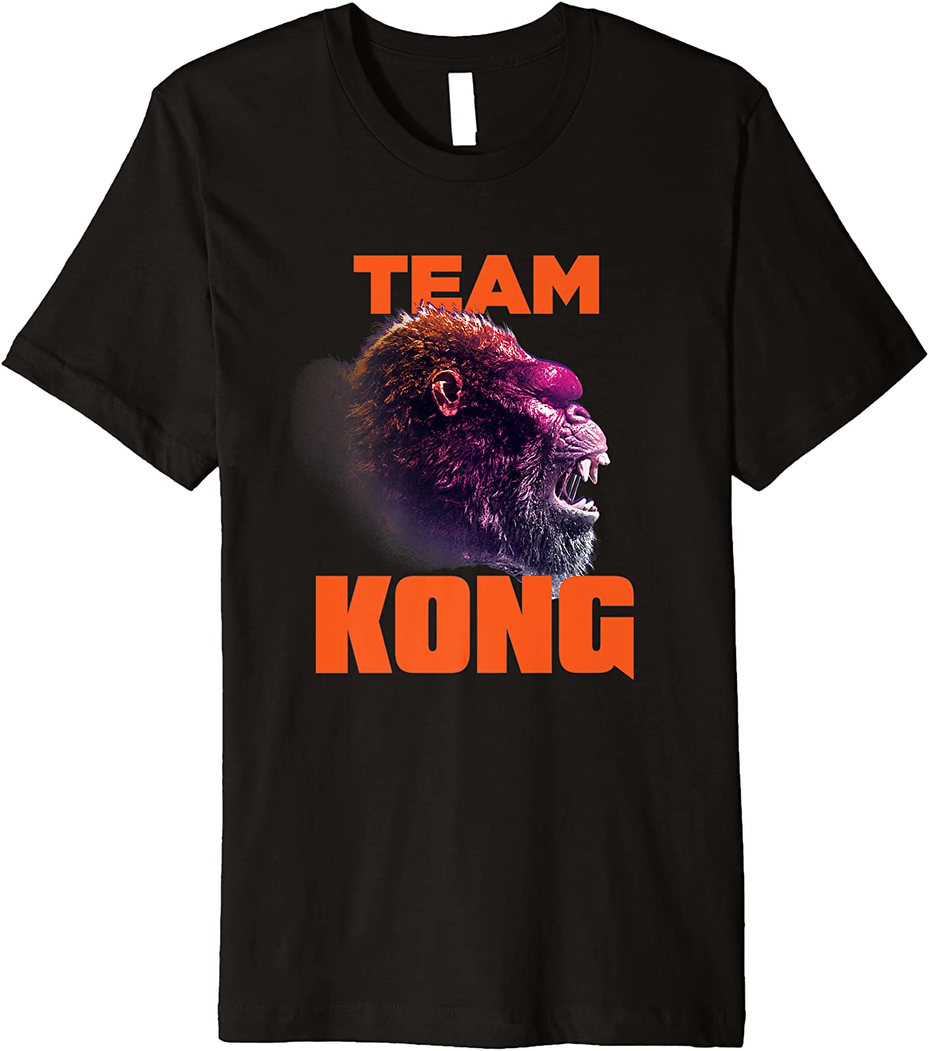 Godzilla vs Kong - Official Team Kong Neon Premium T-Shirt