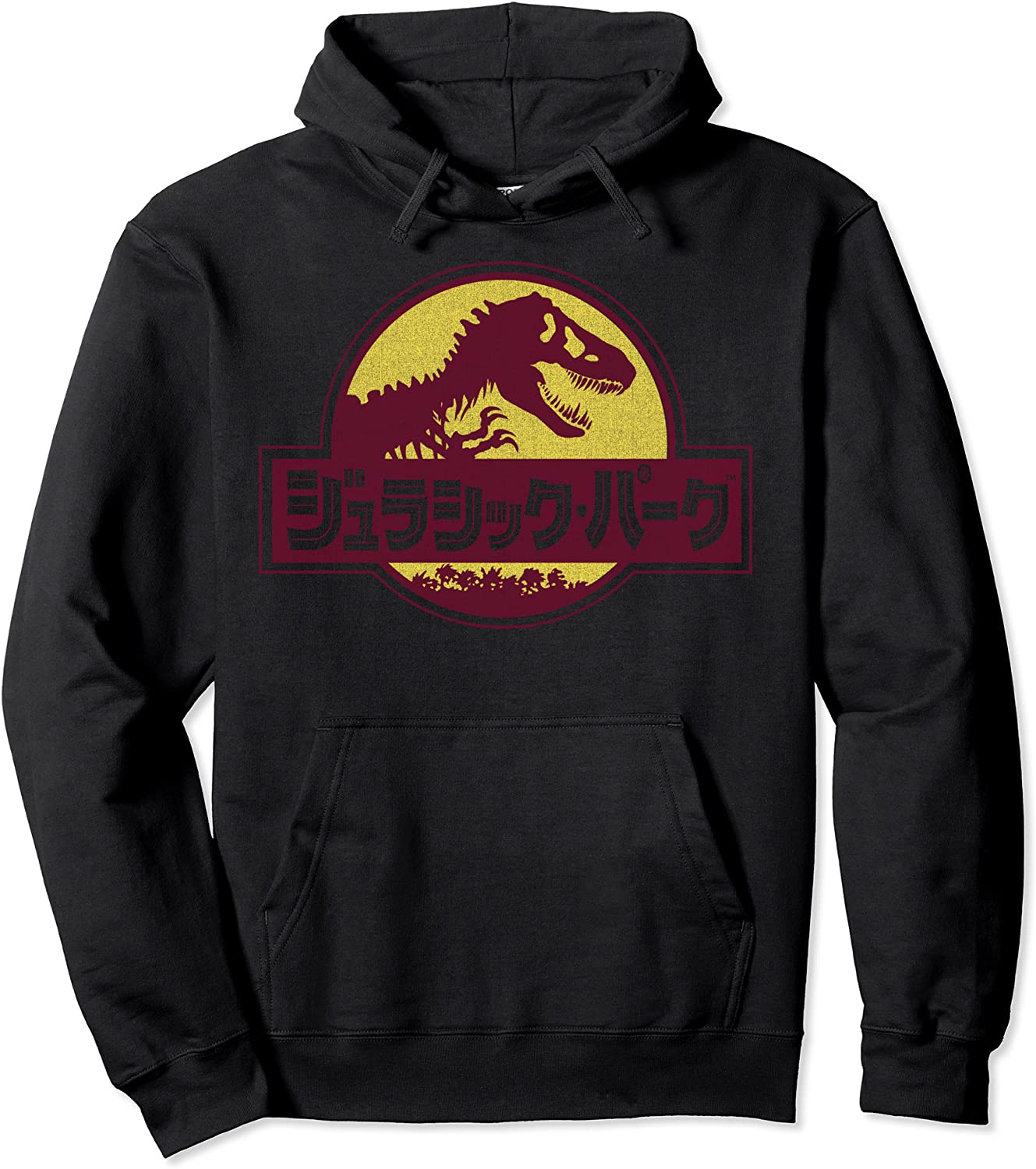 Jurassic Park Two Color Kanji Logo Graphic Hoodie