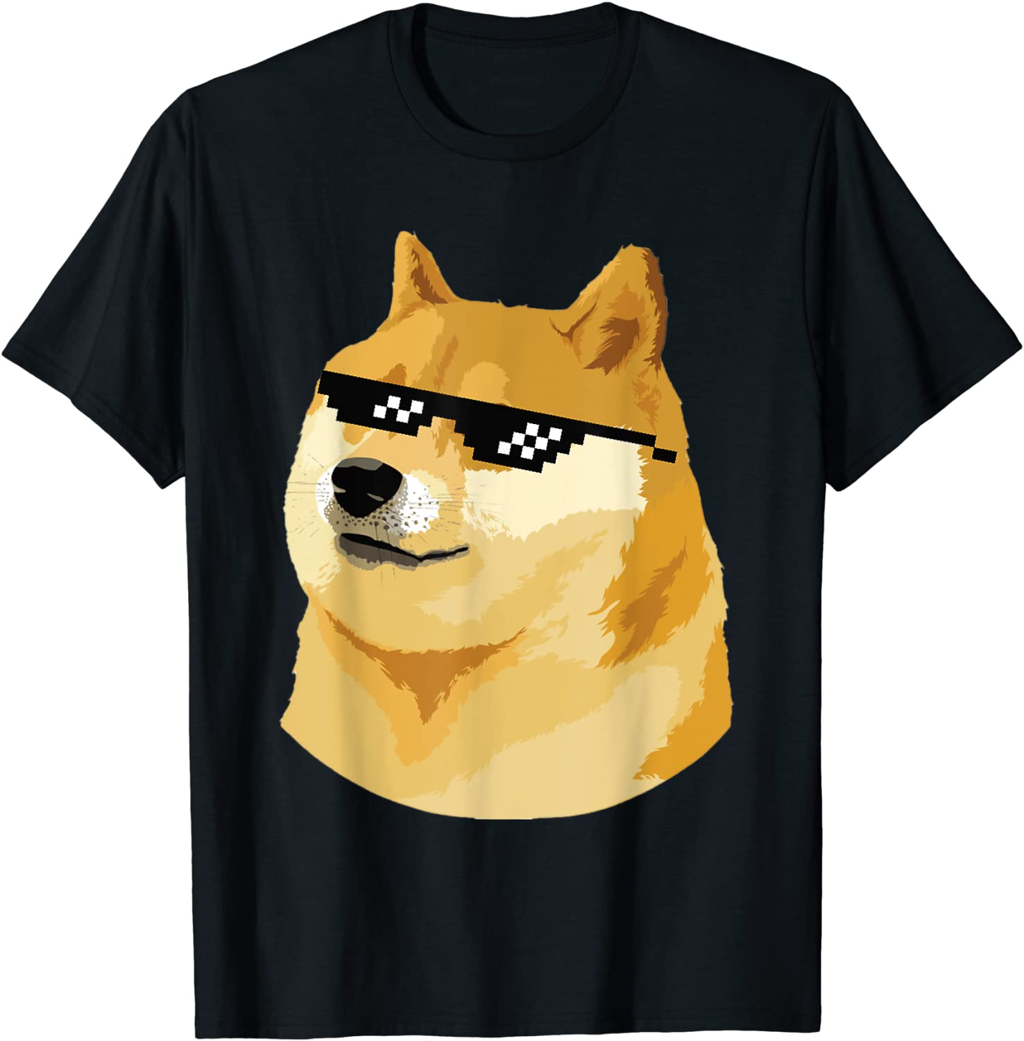 Doge T-shirt with deal with it glasses