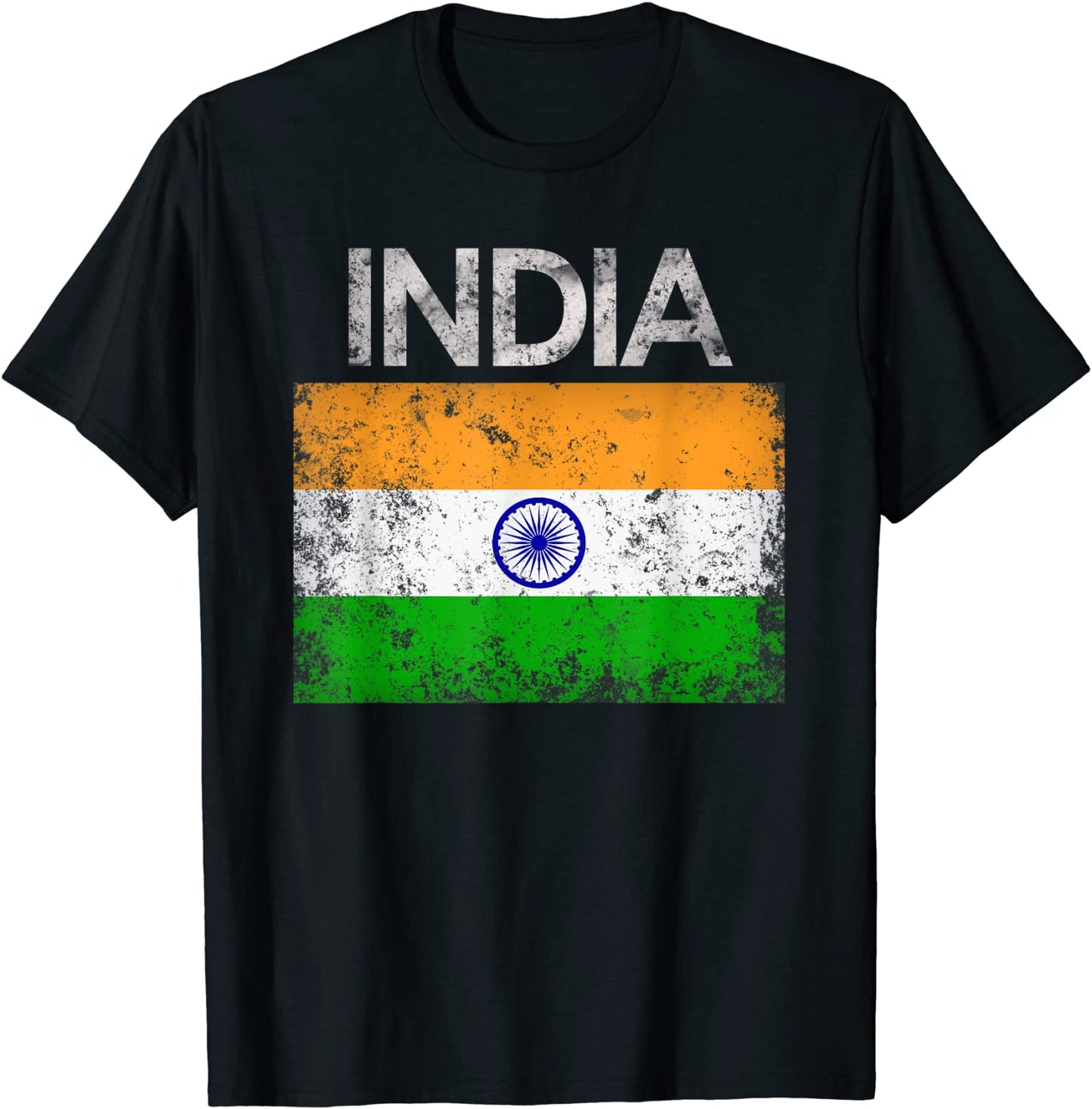 Vintage India Indian Flag Pride Gift T-Shirt