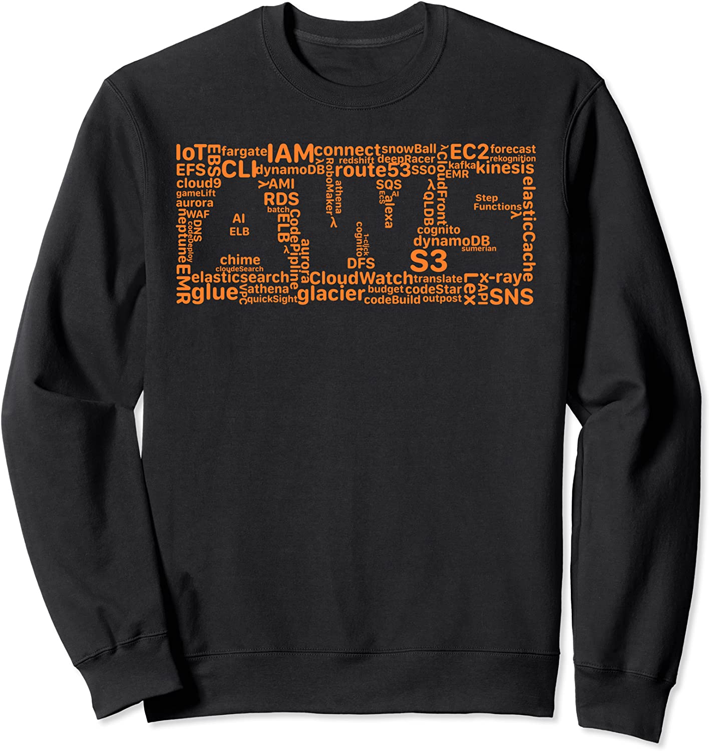 AWS Microservices Top Service Design Sweatshirt