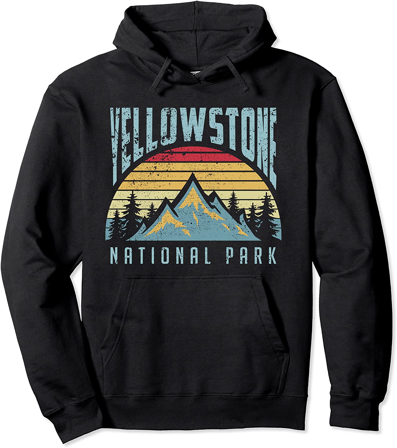 Yellowstone National Park Wyoming Mountains Hoodie