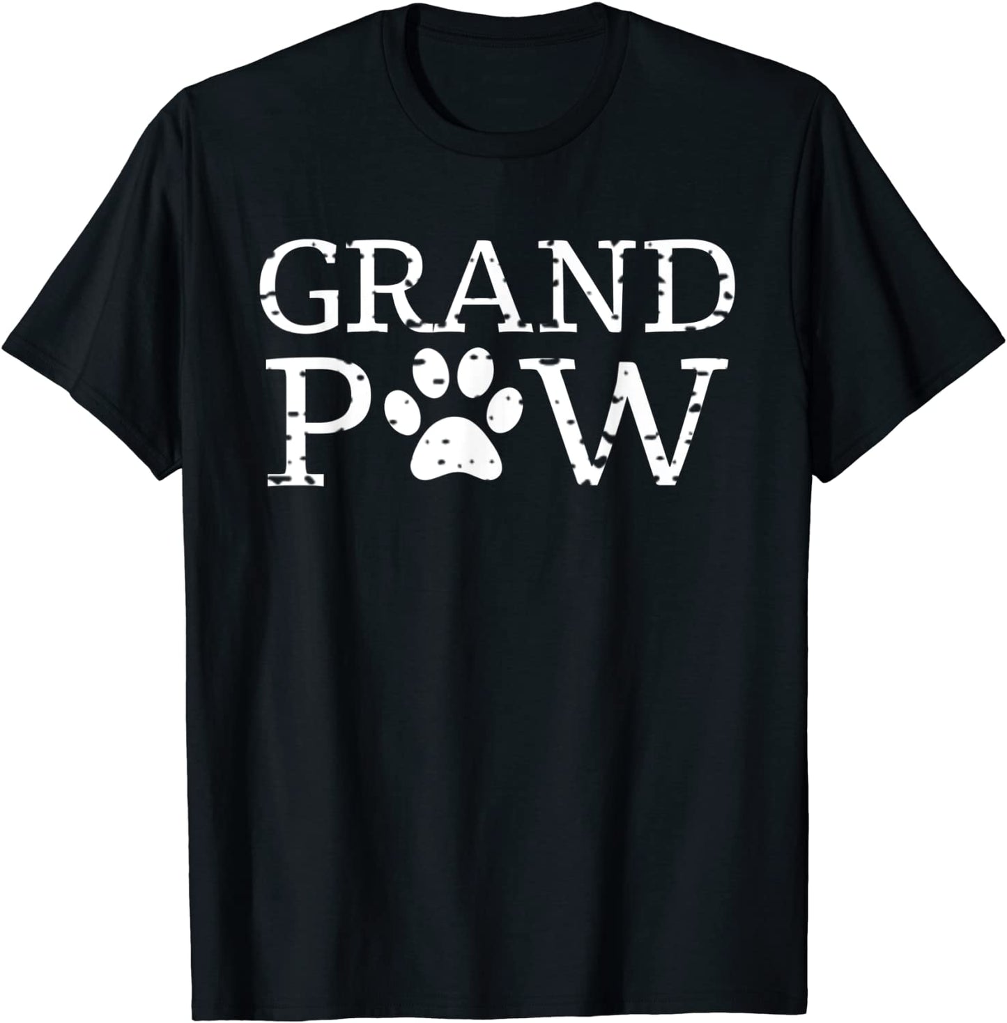 Funny Dog Shirt Grand Paw Doggy Puppy Lover Grandpa Vintage T-Shirt
