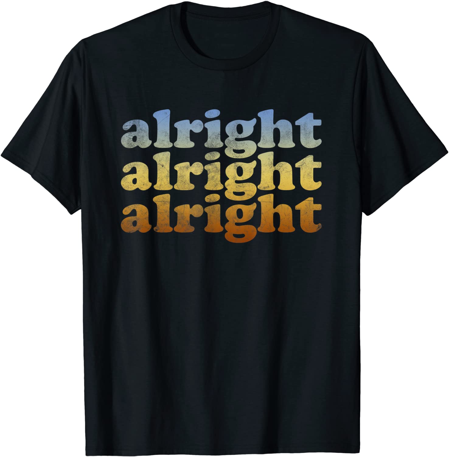 Alright T Shirt - Vintage Retro 70s Alright T-Shirt