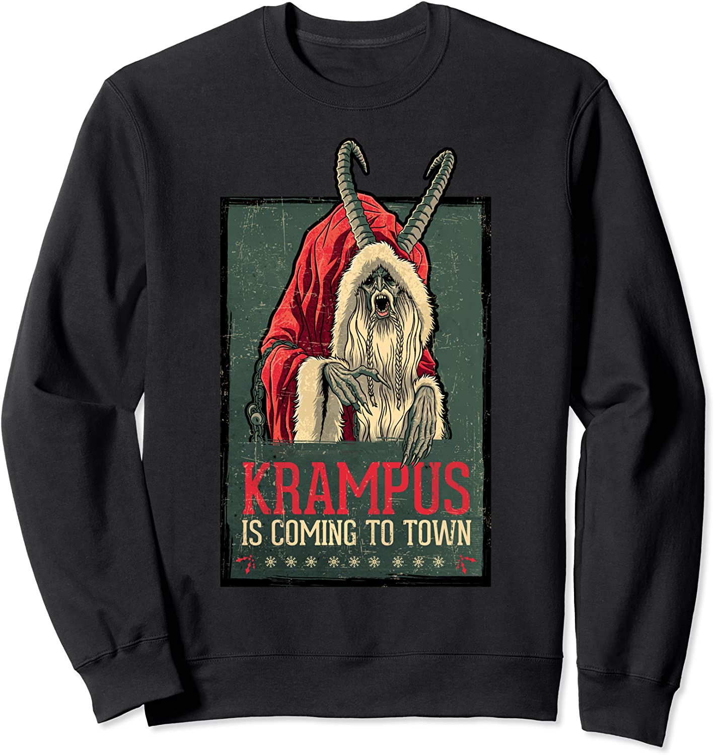 US Legendary Pictures Krampus Poster Vintage 01 Sweatshirt