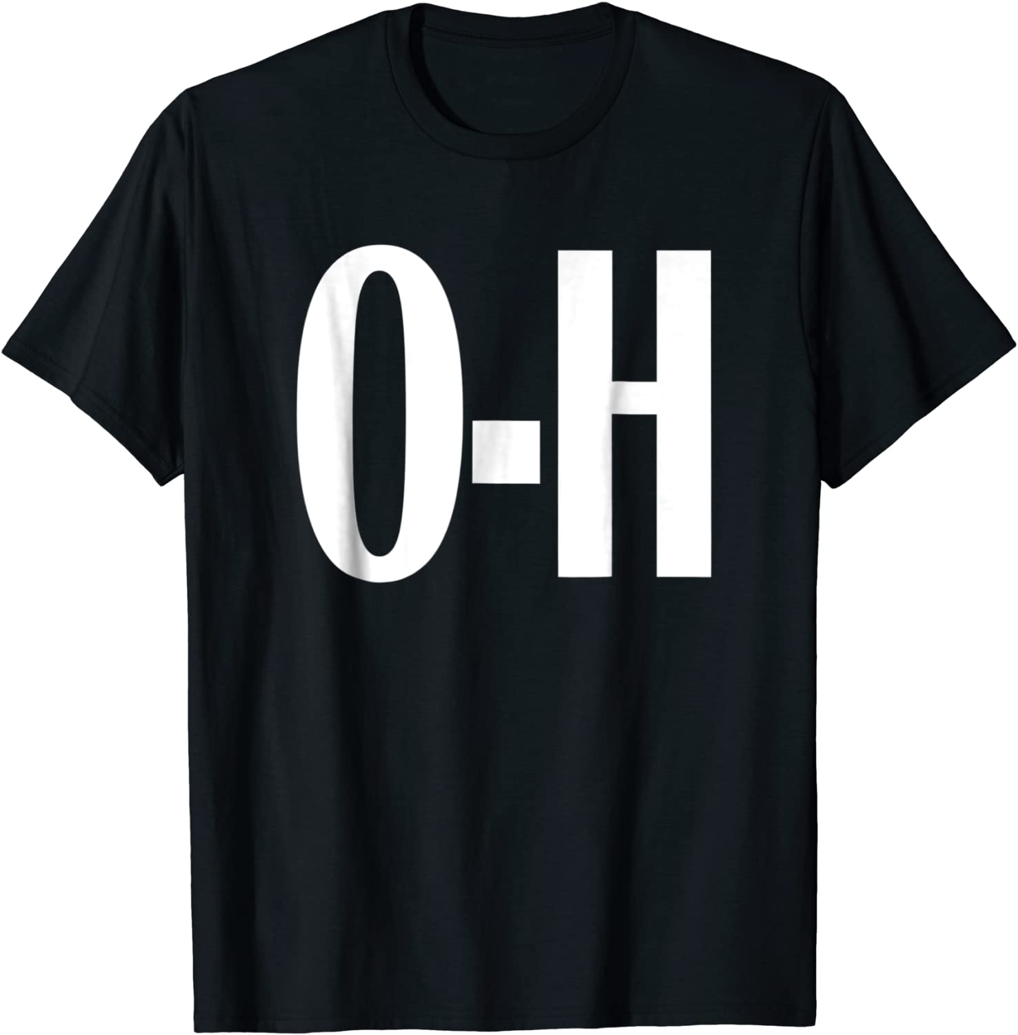 O-H Couples Matching Ohio Sports Football Funny Fun T-shirt