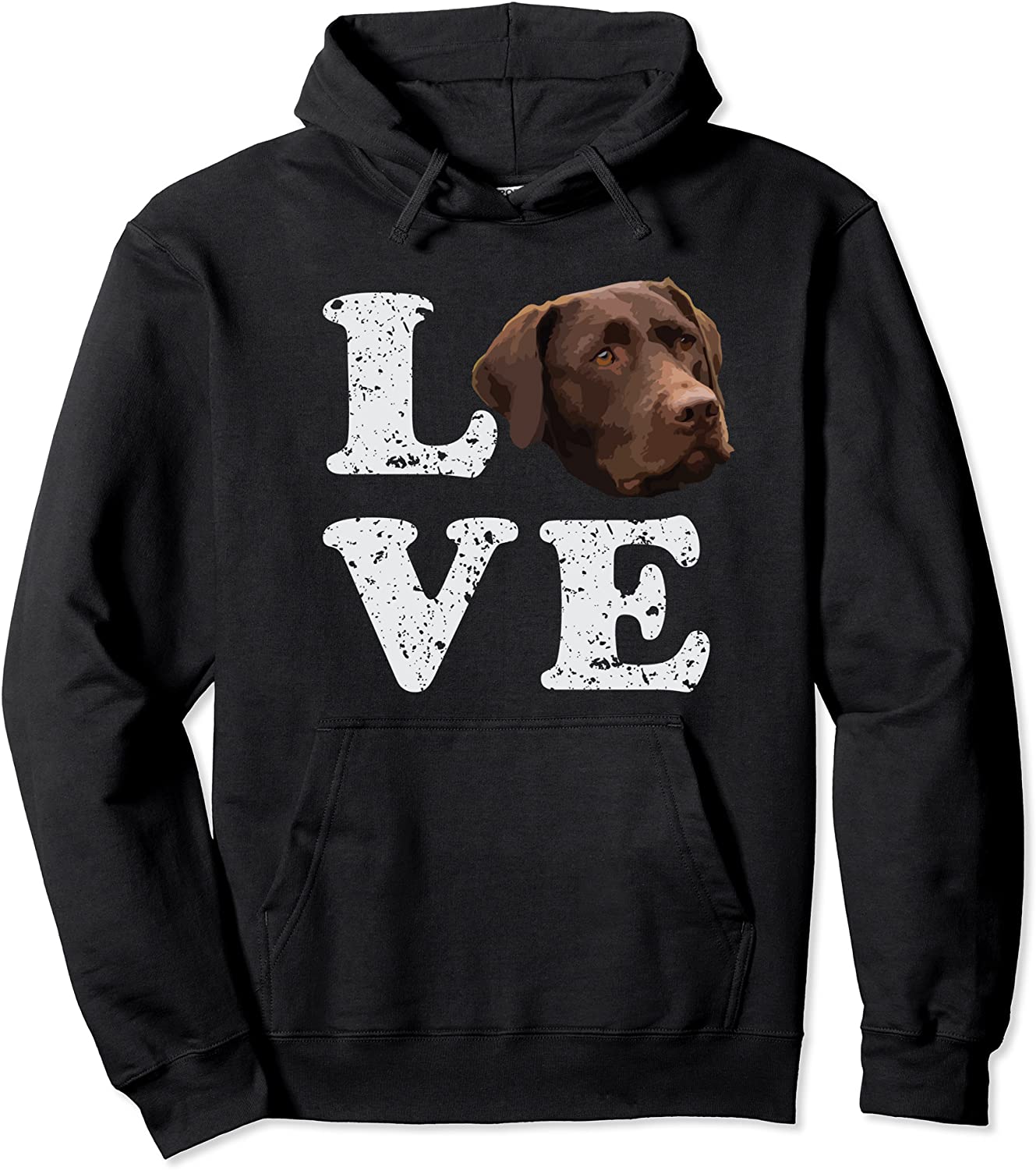 I Love My Chocolate Lab Hoodie Labrador Retriever Dog Gift