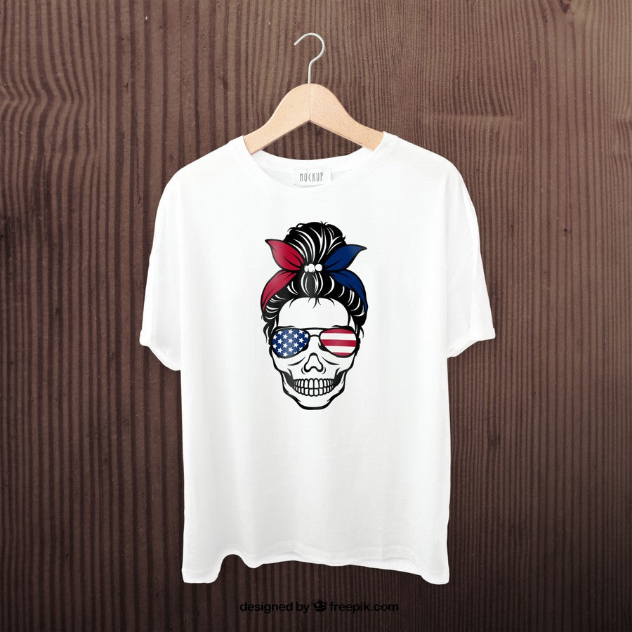 Skull Tshirt, Bleached Shirt Bleached T-Shirt Bleached Mom Life Shirt