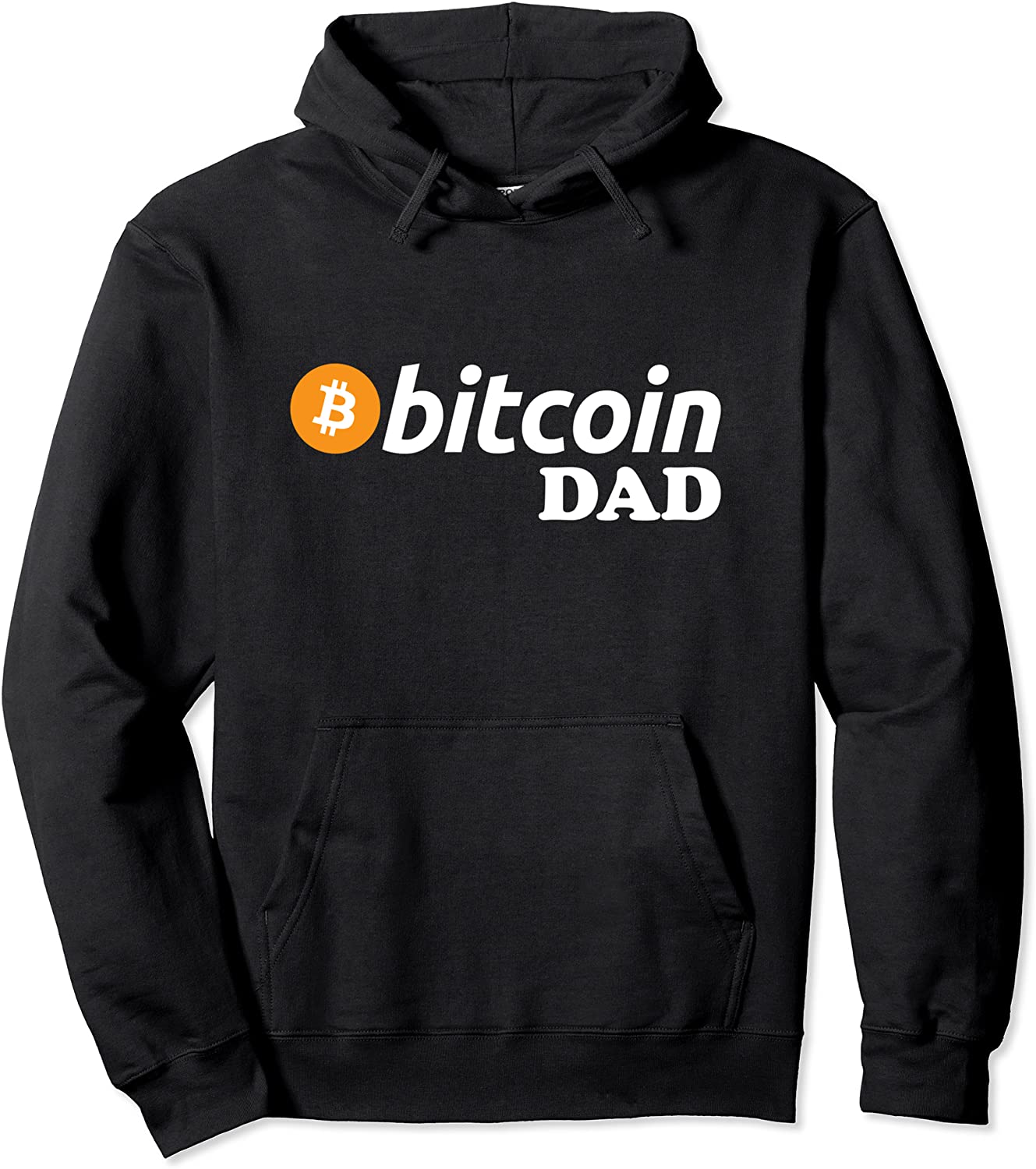Bitcoin Dad Cryptocurrency Pullover Hoodie