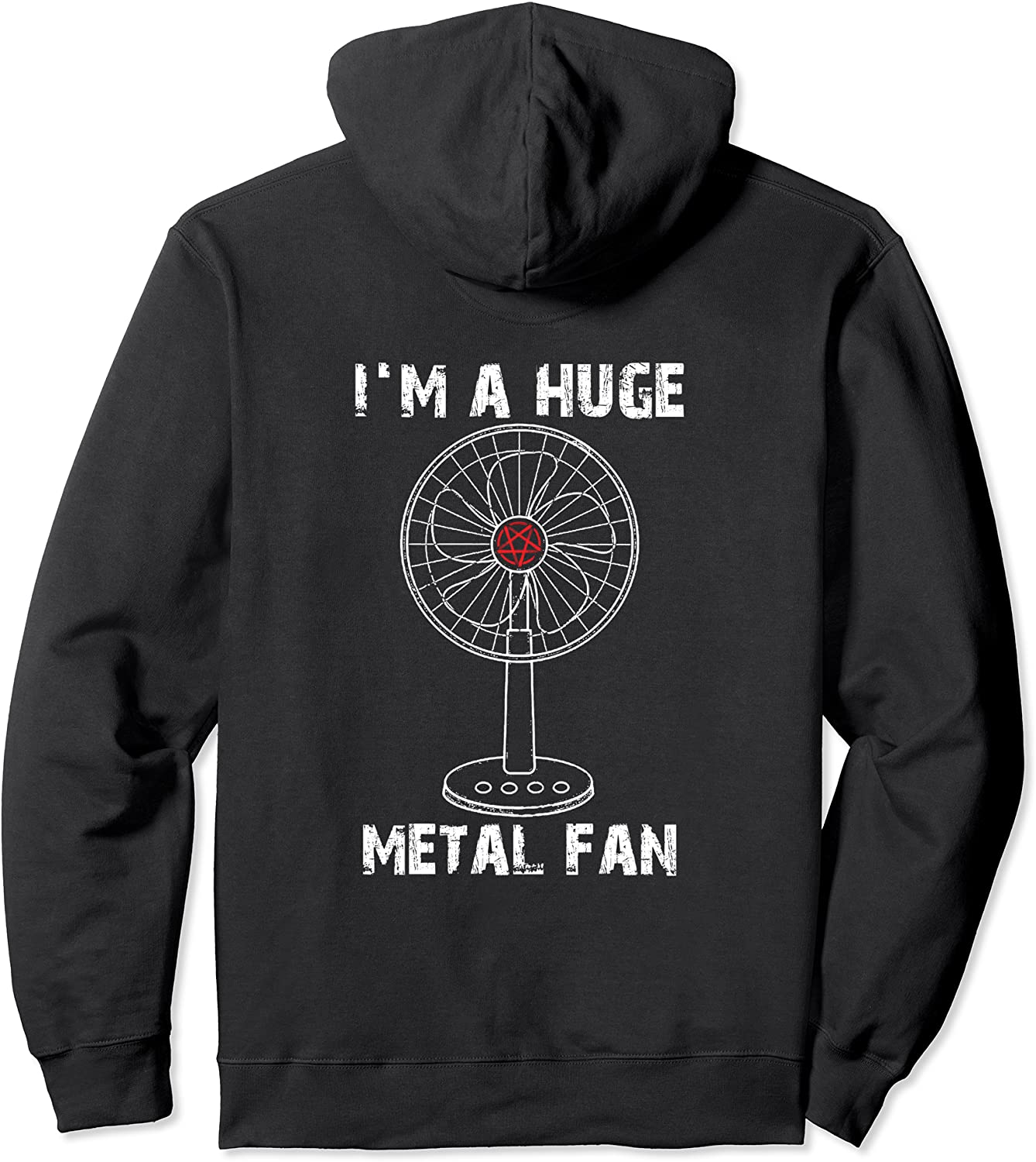 Im A huge Metal Fan Funny Metalhead Heavy Metal Music Pullover Hoodie