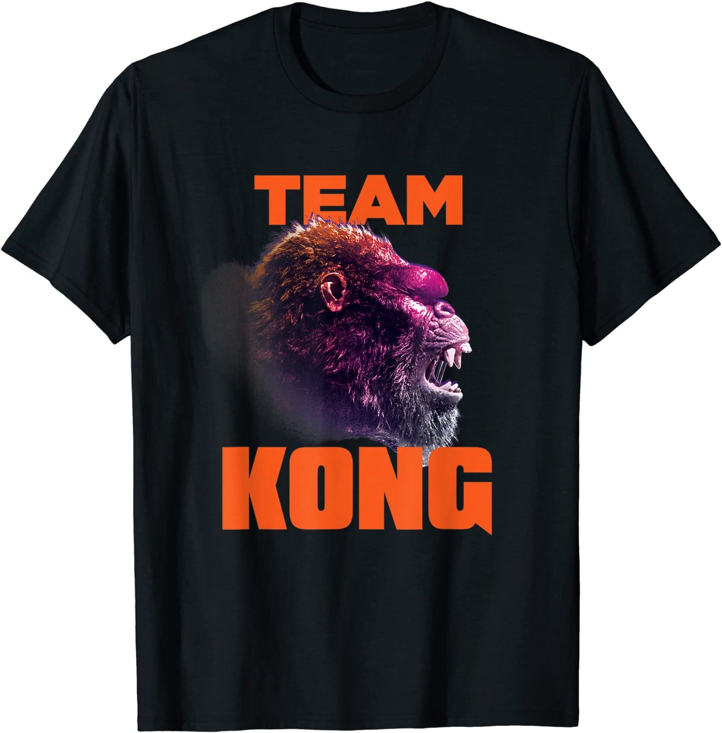 Godzilla vs Kong - Official Team Kong Neon T-Shirt