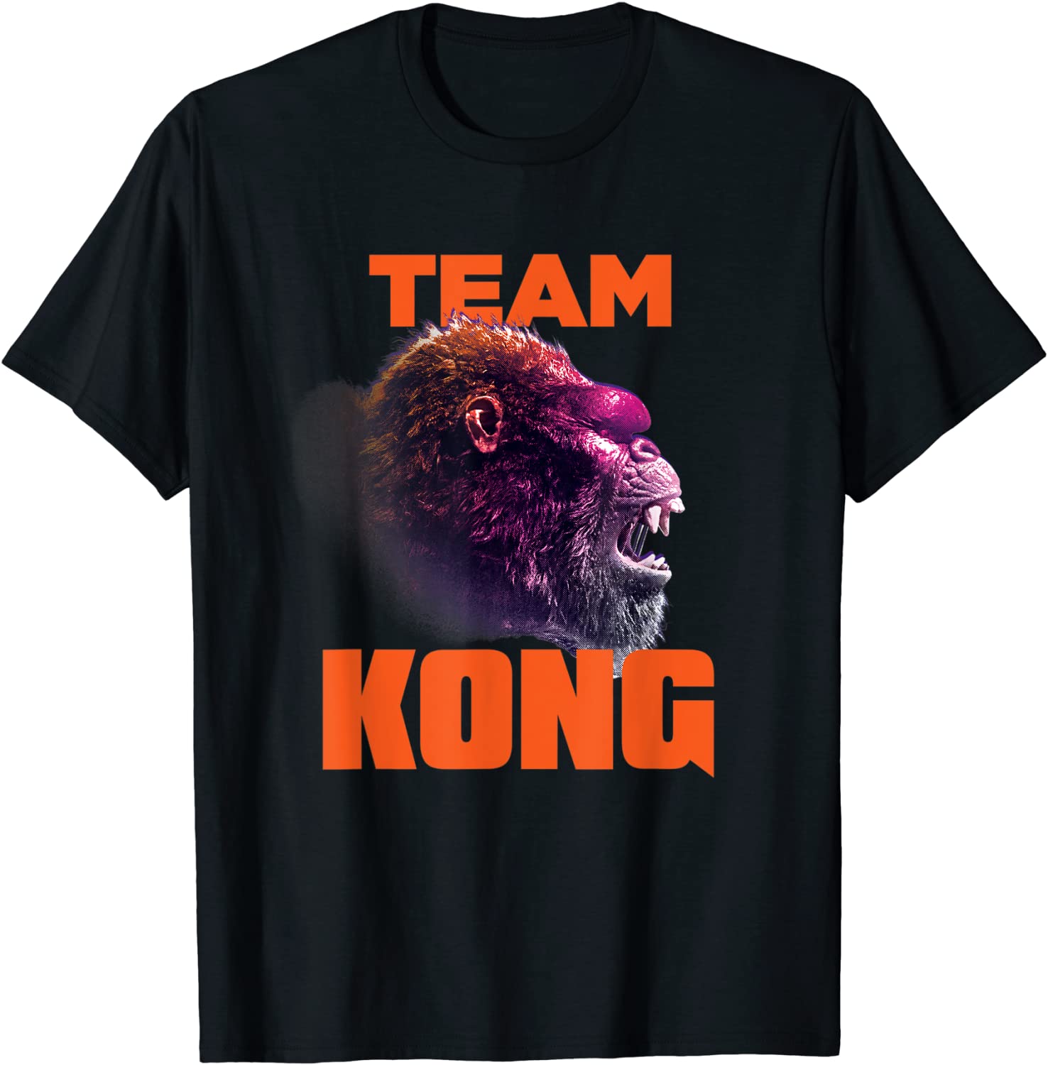 Godzilla vs Kong - Official Team Kong Neon T-Shirt