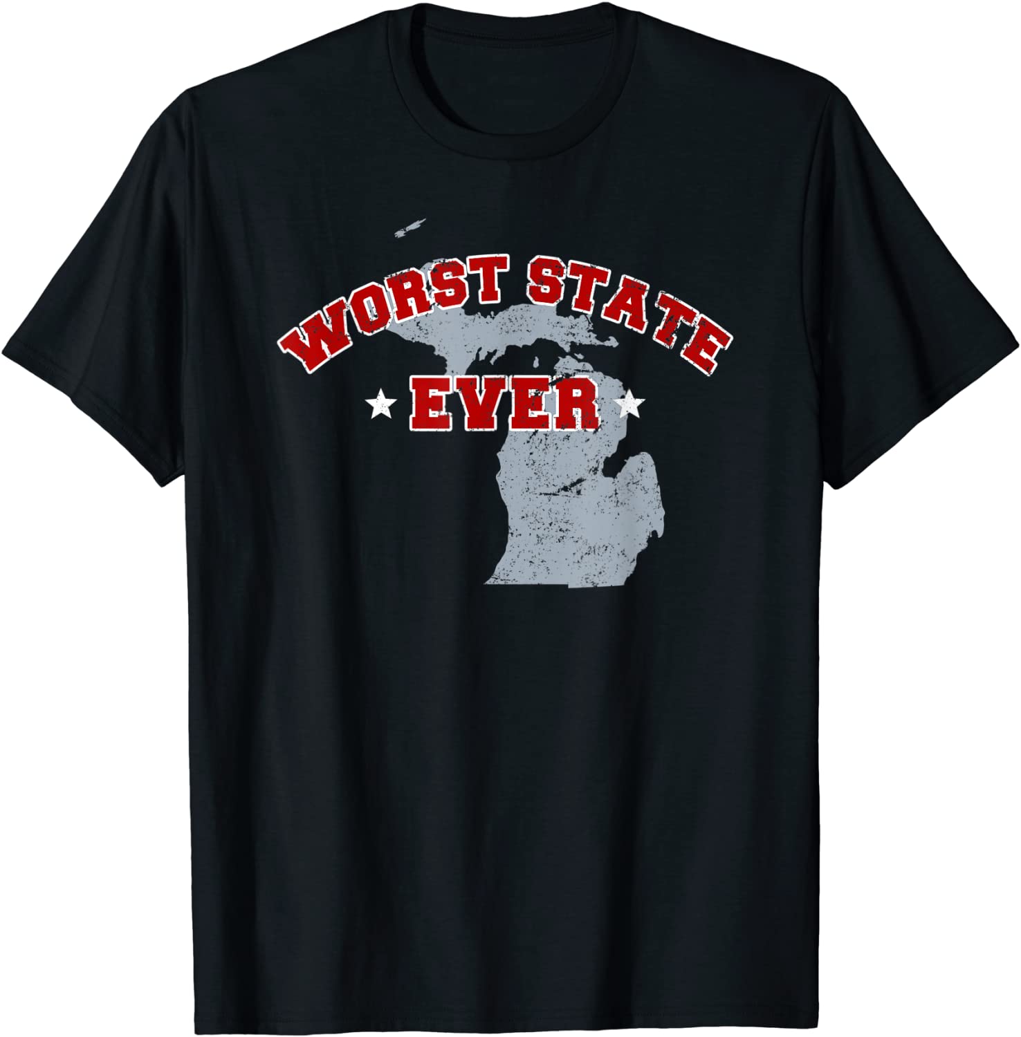 Michigan Sucks Worst State Ever Ohio Sports Fan Shirt T-Shirt