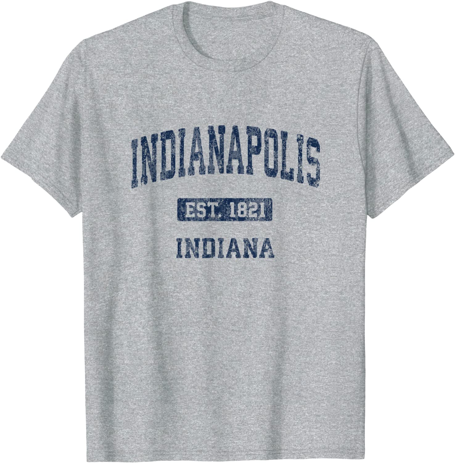 Indianapolis Indiana IN Vintage Athletic Sports Design T-Shirt