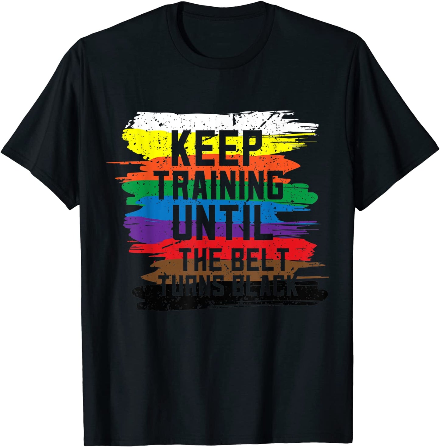 Black Belt Martial Art Training Karate Tae Kwon Do Kick T-Shirt