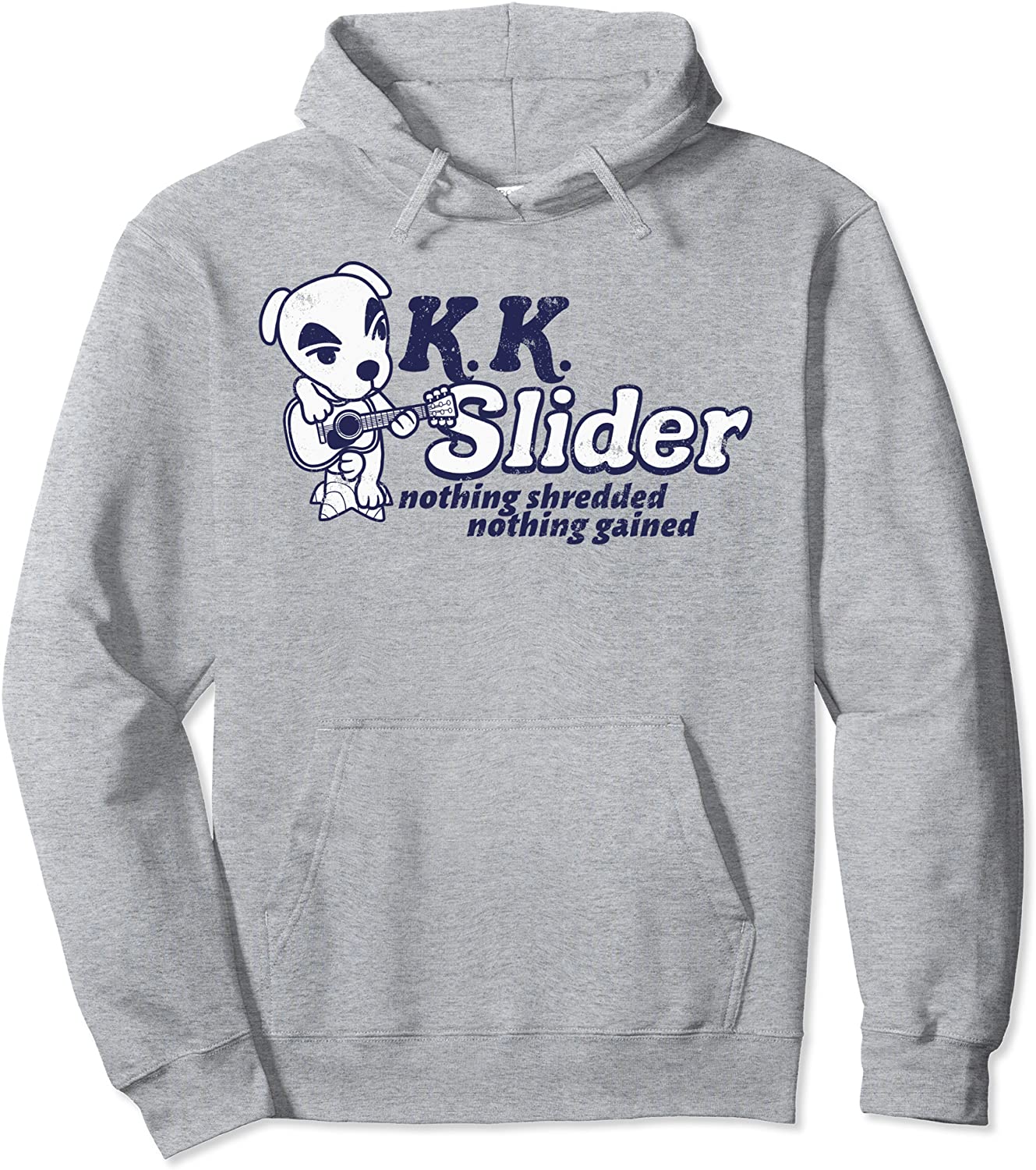 Animal Crossing KK Slider Nothing Shredded Nothing Gained Pullover Hoodie