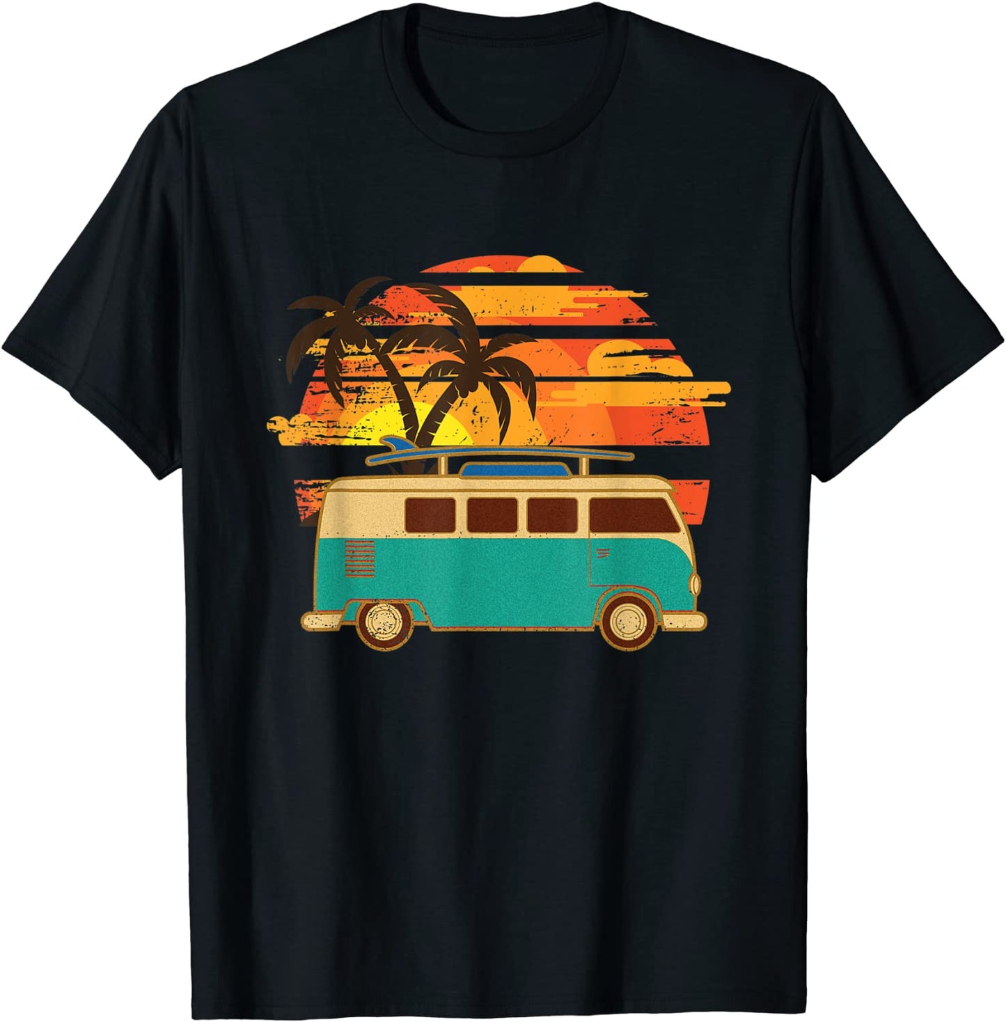 Vintage Van - Van Life - Retro Van T-Shirt