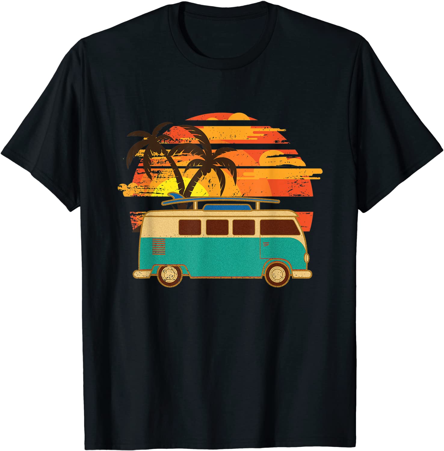 Vintage Van - Van Life - Retro Van T-Shirt
