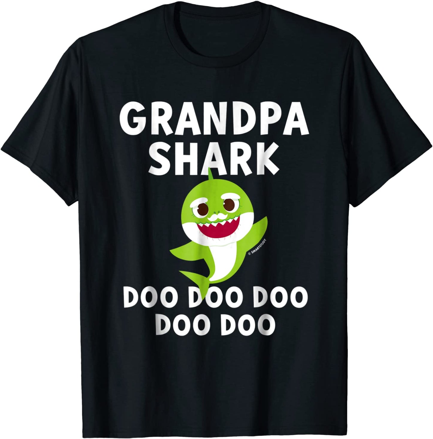 Mens Pinkfong Grandpa Shark Official T-shirt
