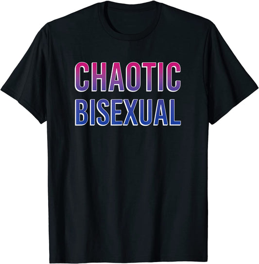 Chaotic Bisexual Pride Flag T-Shirt