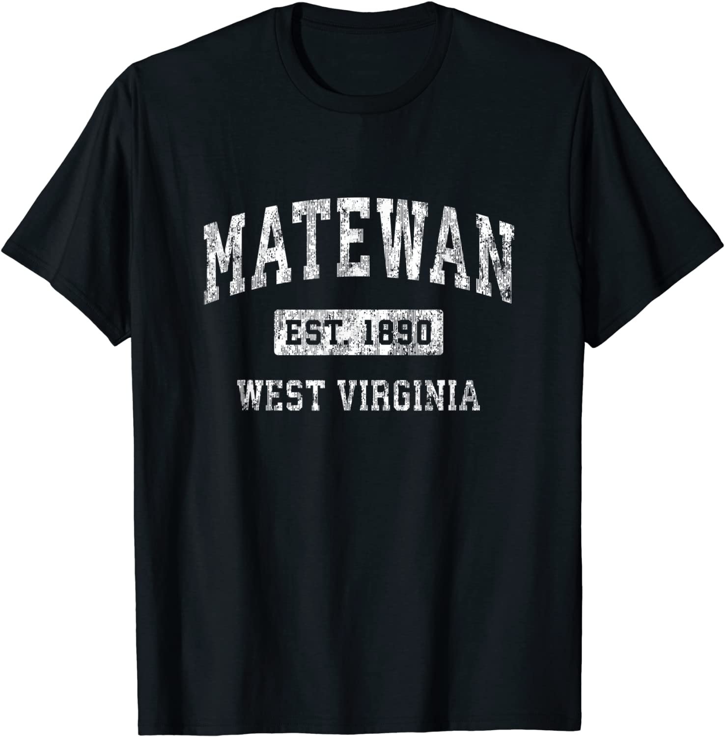 Matewan West Virginia WV Vintage Established Sports Design T-Shirt