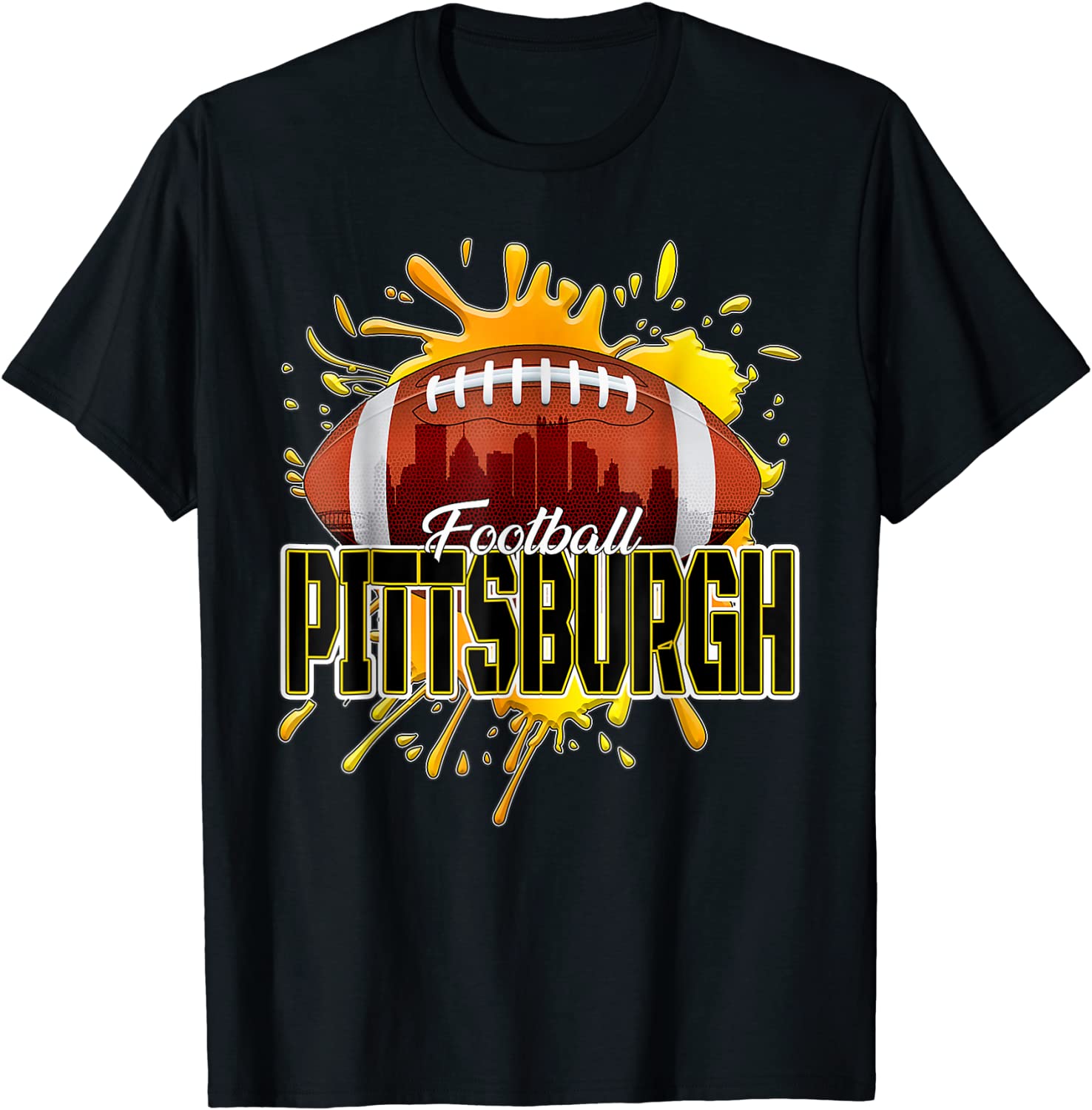 Pittsburgh Football Tee Retro Vintage Pennsylvania Steeler T-Shirt