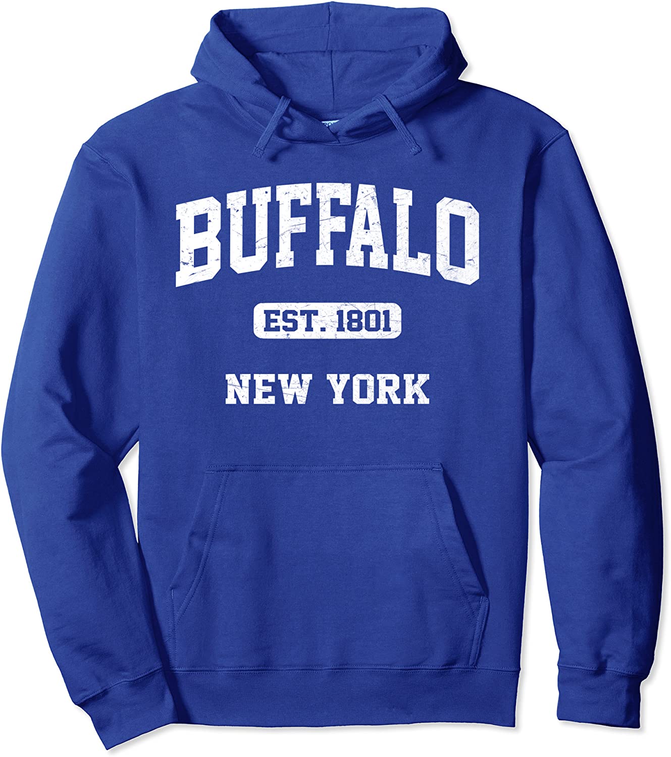 Buffalo New York NY vintage University College Style Pullover Hoodie