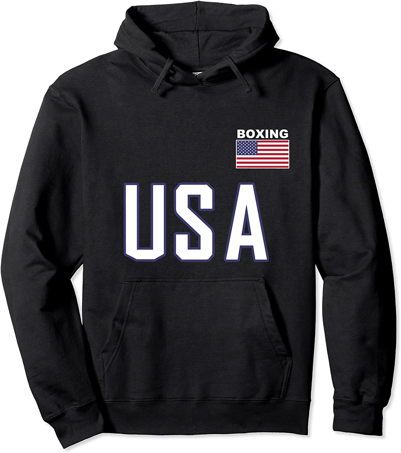 USA Flag Boxing Hoodie Pocket Equipment Jacket for Boxer