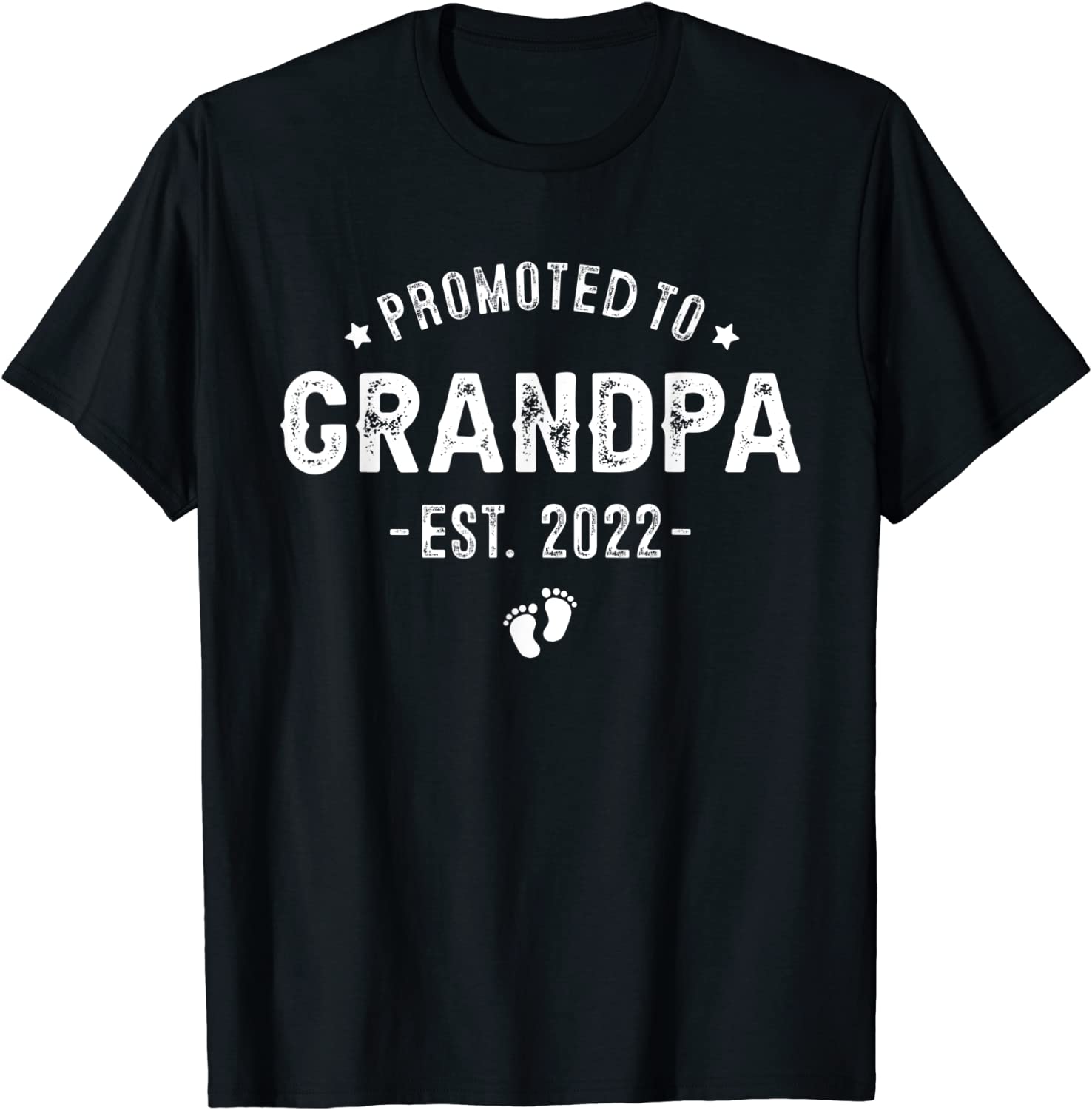 Mens Promoted to Grandpa 2022 Soon To Be Grandfather New Grandpa T-Shirt