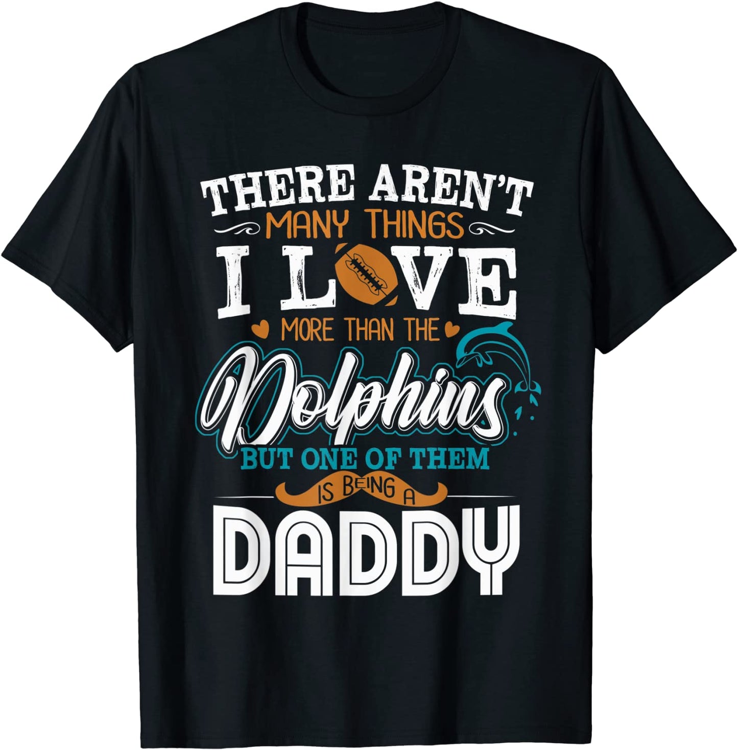 Retro Miami Dolphin Vintage Shirts Fathers day Gift T-Shirt