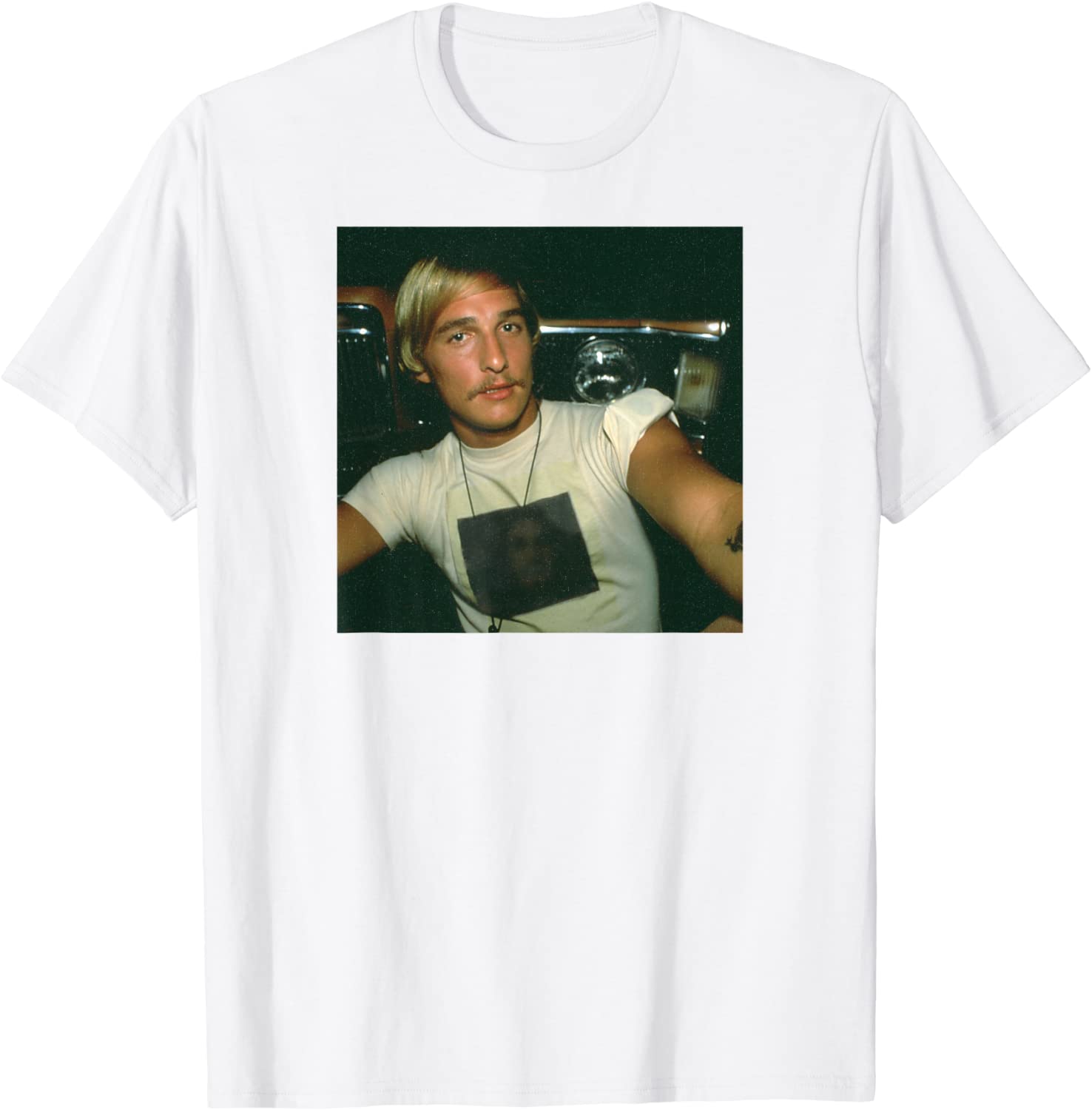 Dazed and Confused Wooderson Polaroid Photo T-Shirt