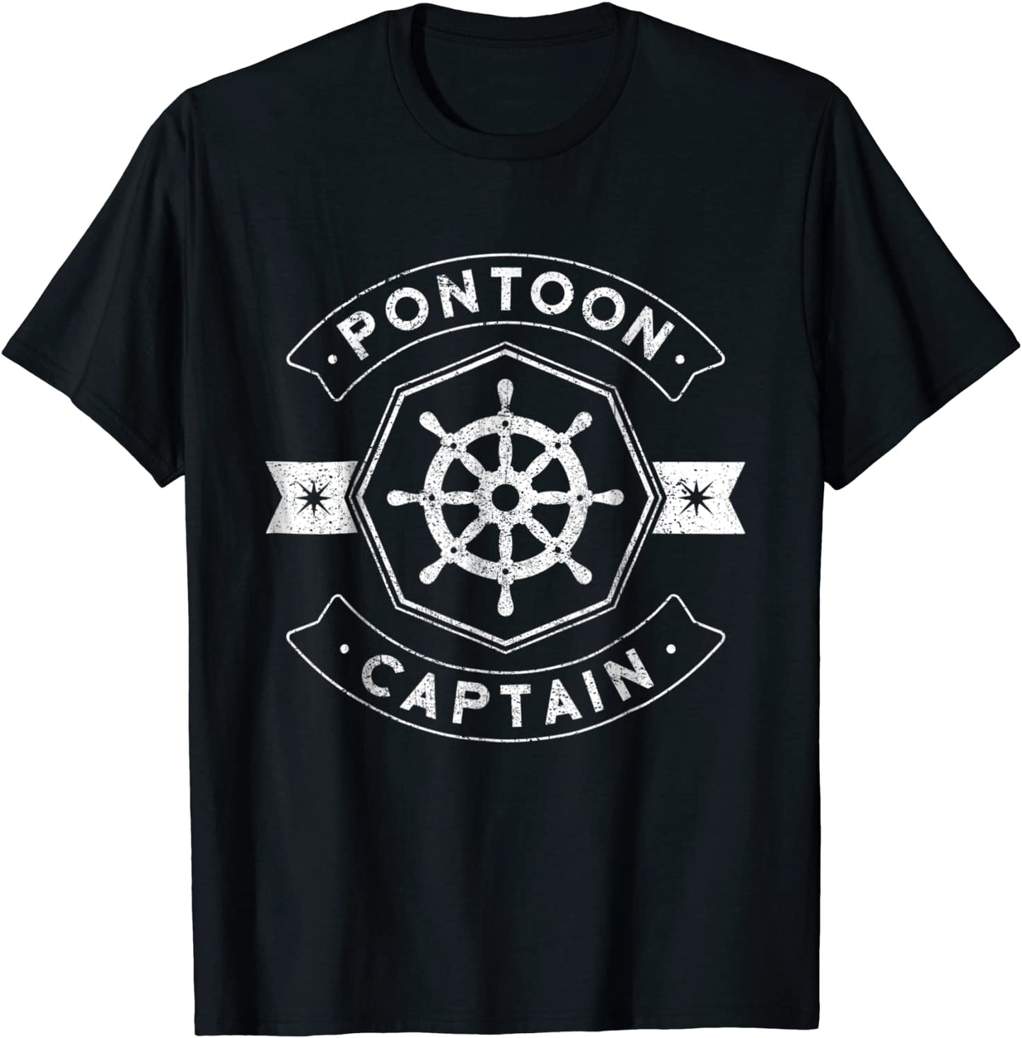 Pontoon Captain T-Shirt - Funny Pontoon Boat Accessories