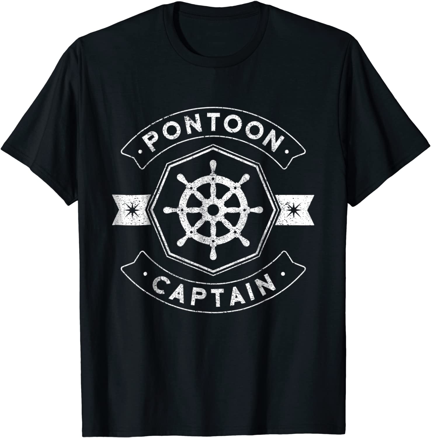 Pontoon Captain T-Shirt - Funny Pontoon Boat Accessories