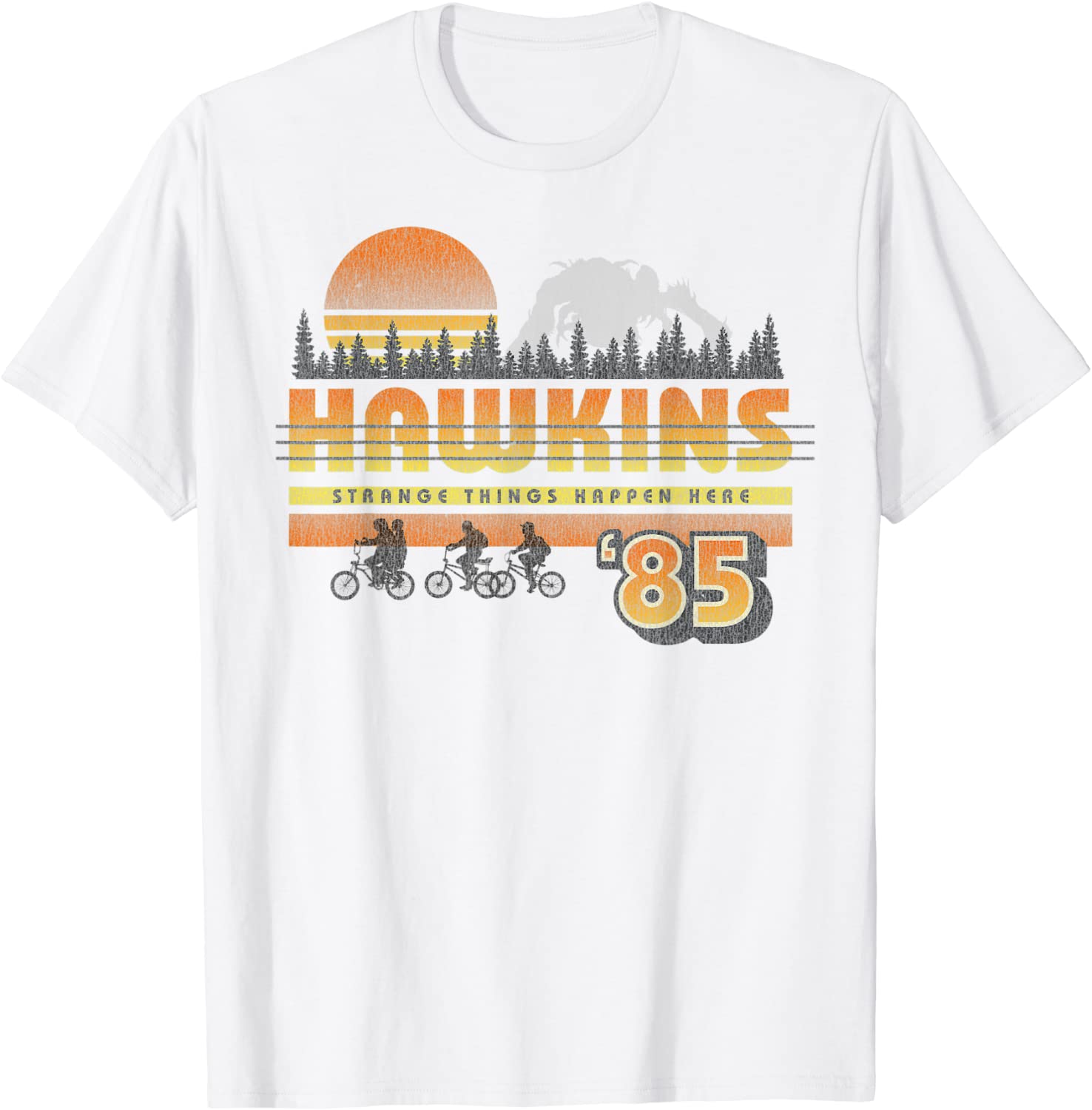 Netflix Stranger Things Hawkins Strange Things 85 Retro T-Shirt