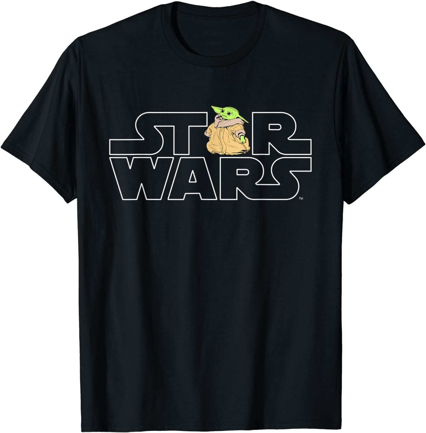 Star Wars Logo and The Child from The Mandalorian T-Shirt